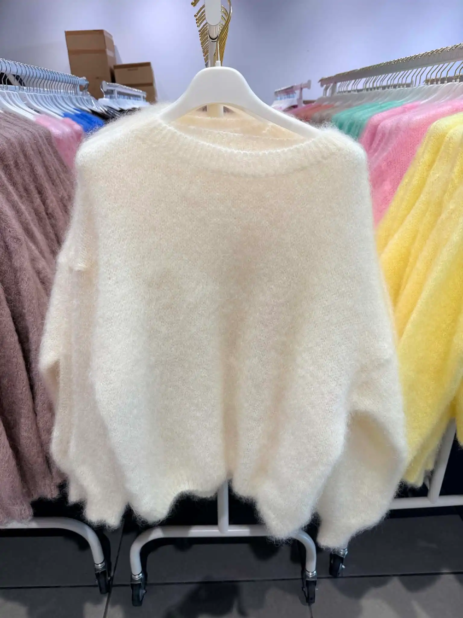 Kurzpullover aus Alpaka