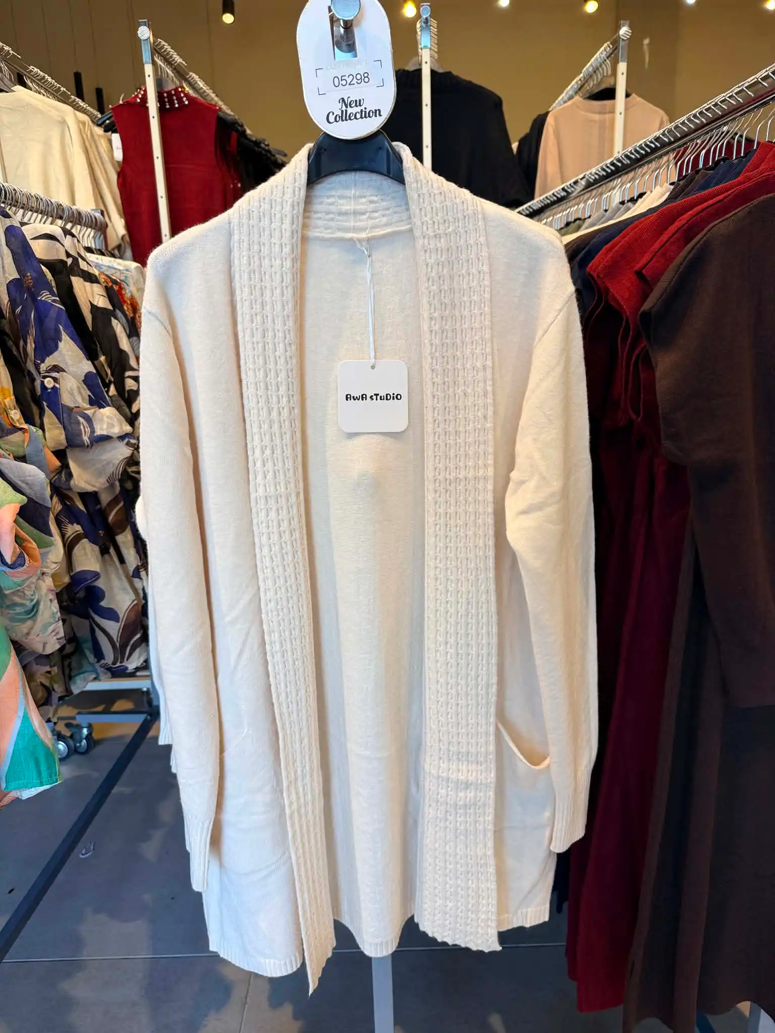 Cardigan mit Rollkragen