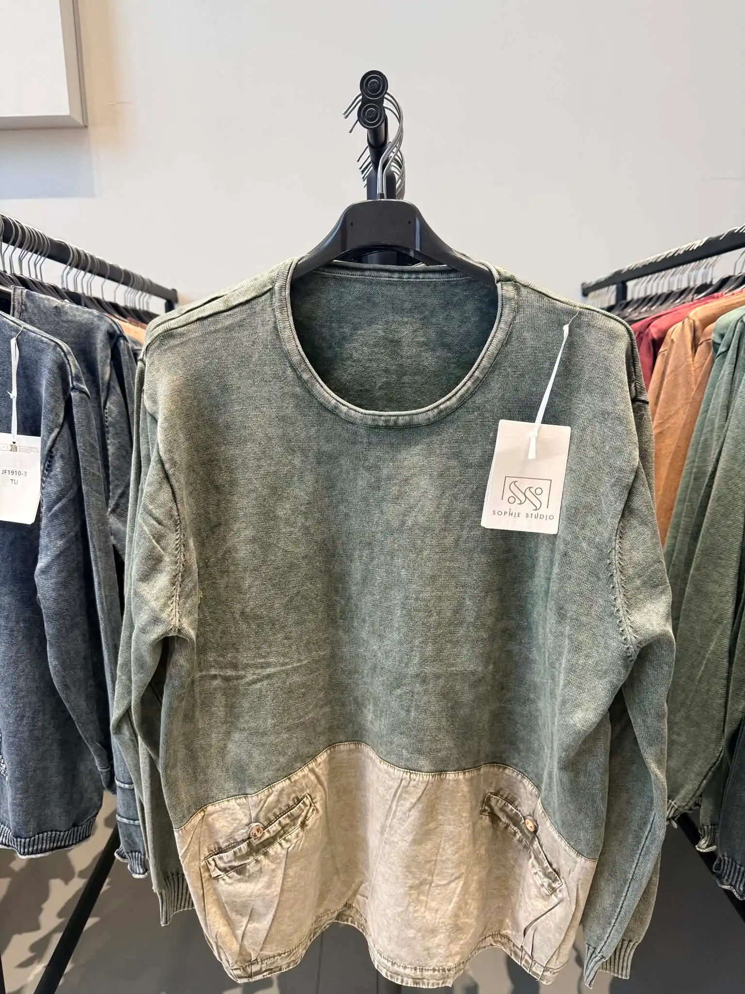 Sweatshirt mit Rundhalsausschnitt