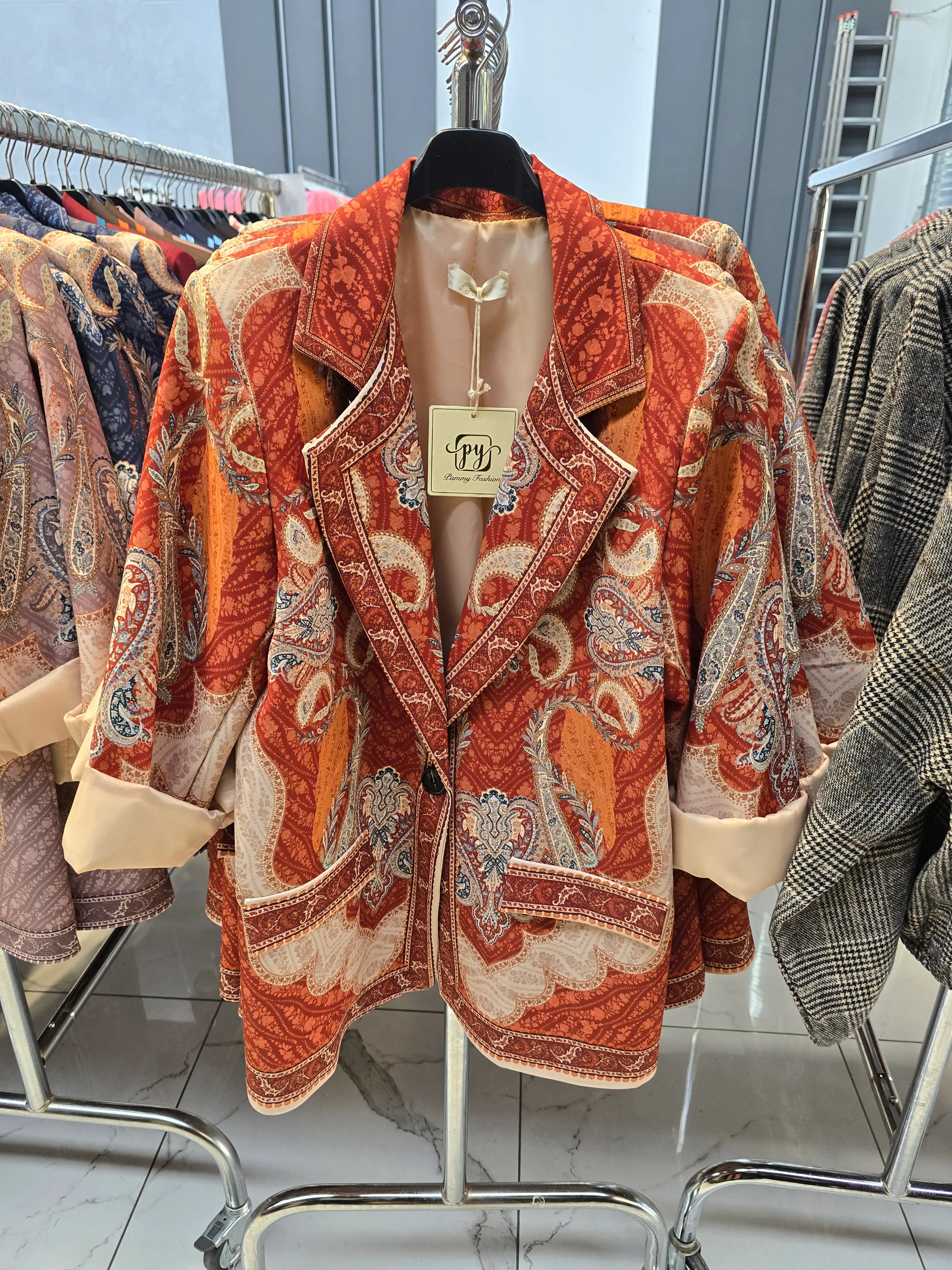 Blazer mit Muster