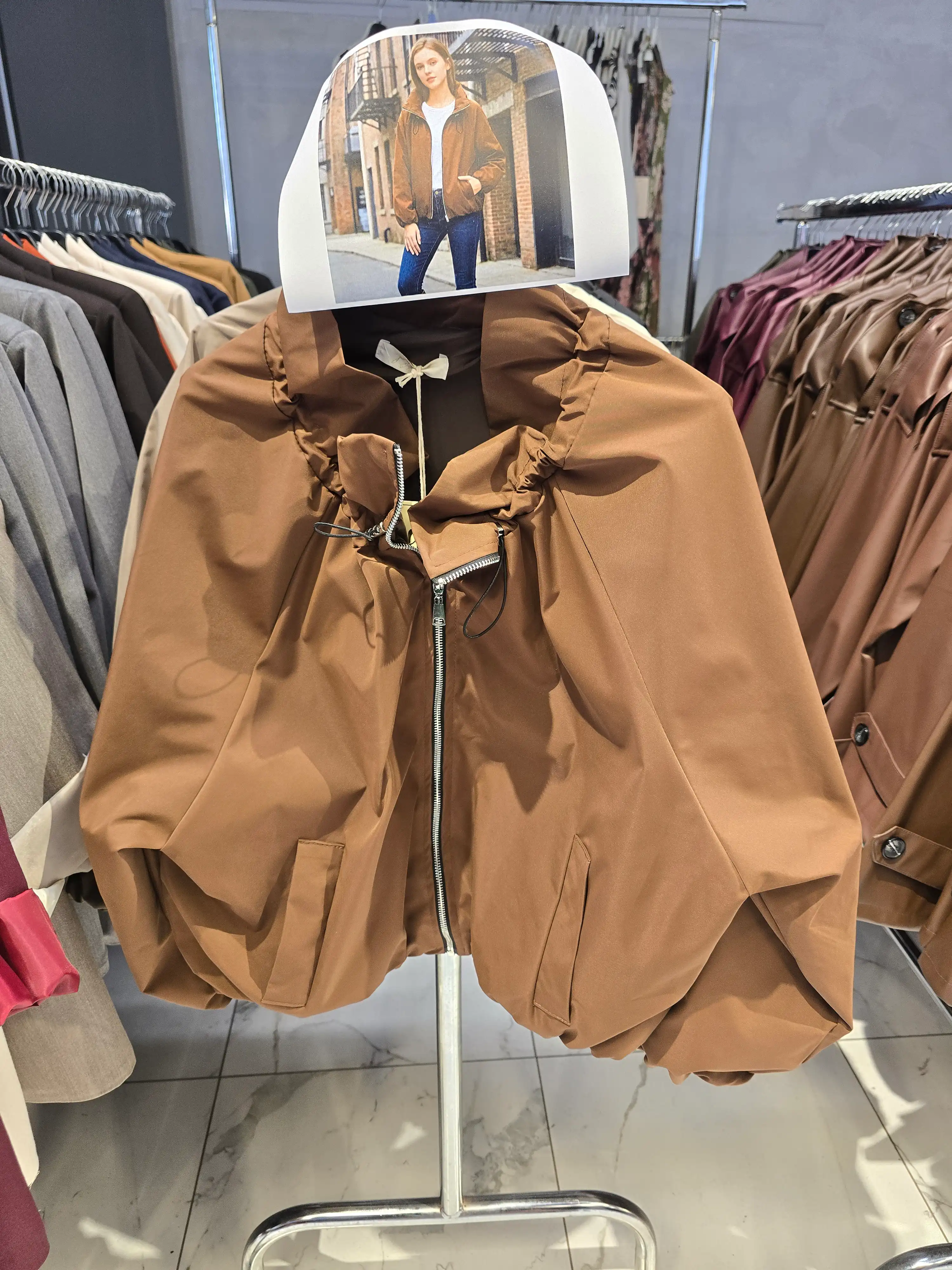 Jacke mit Reißverschluss