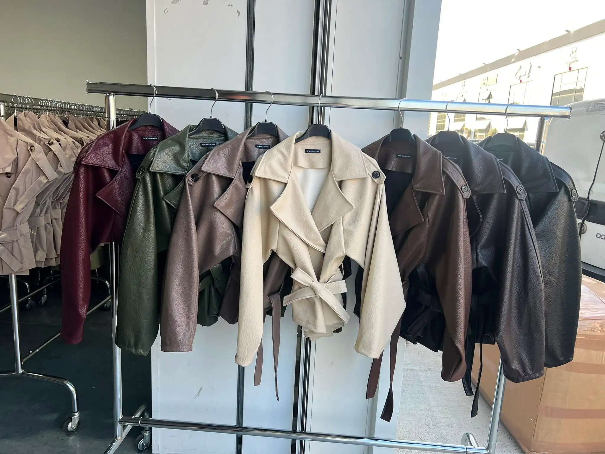 Kurze Bikerjacke