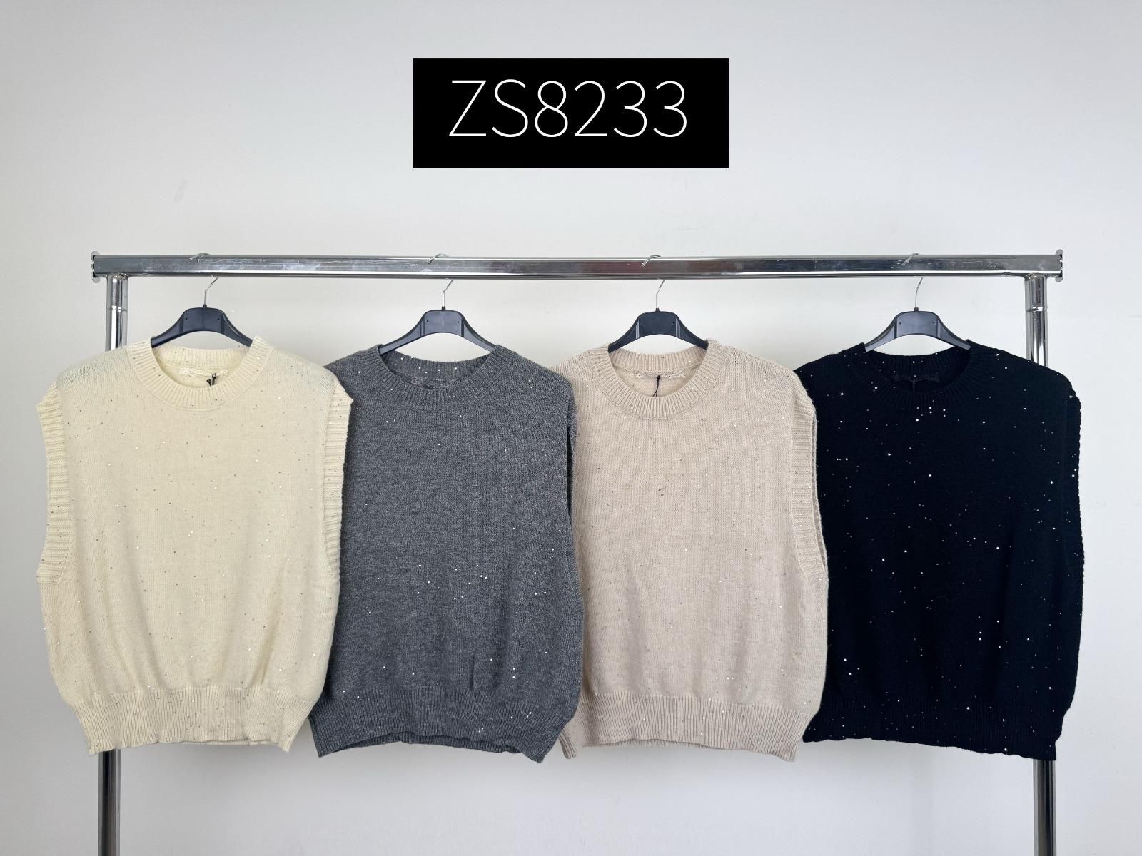 Geschnittene Strickweste