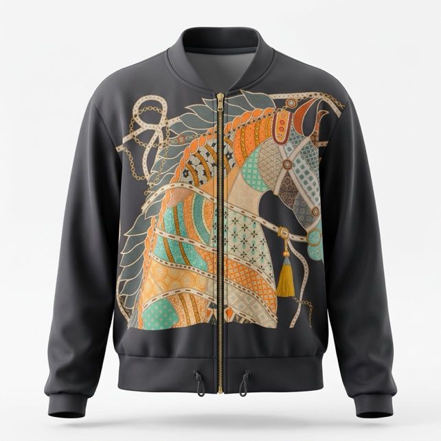 Bomberjacke mit Kordelzug
