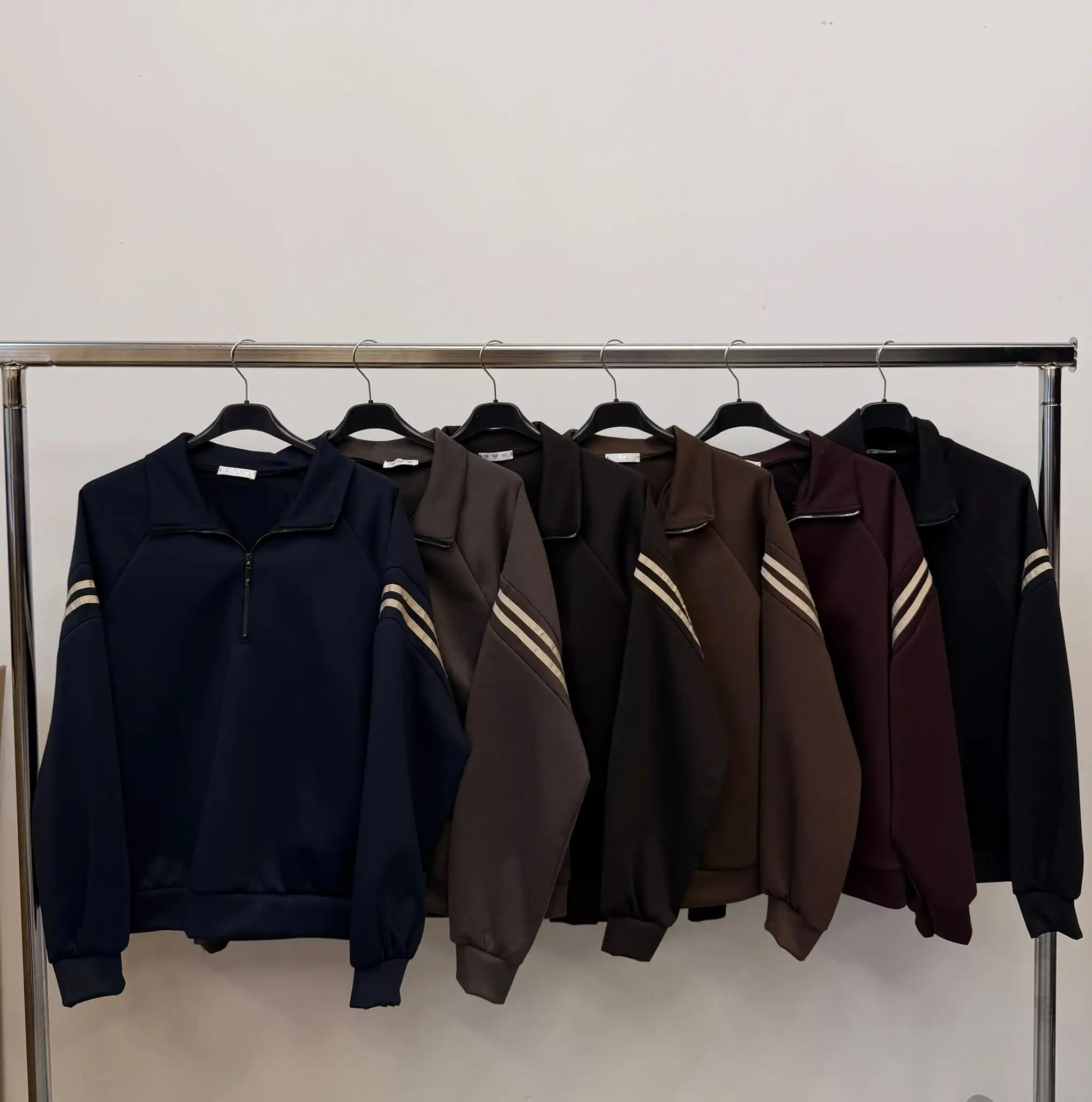 Sweatshirt mit Stehkragen