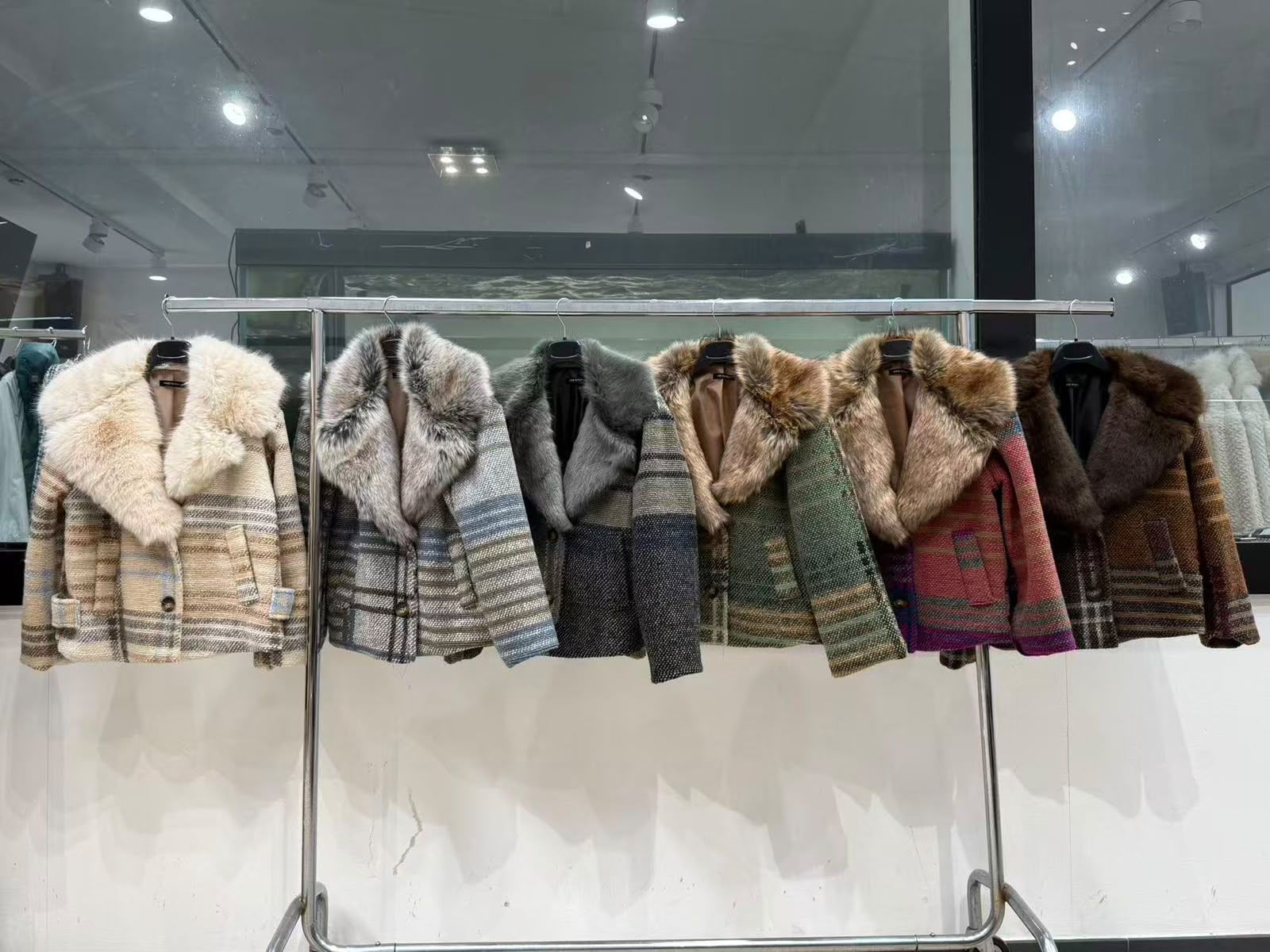Boxy-Jacke mit Kragen