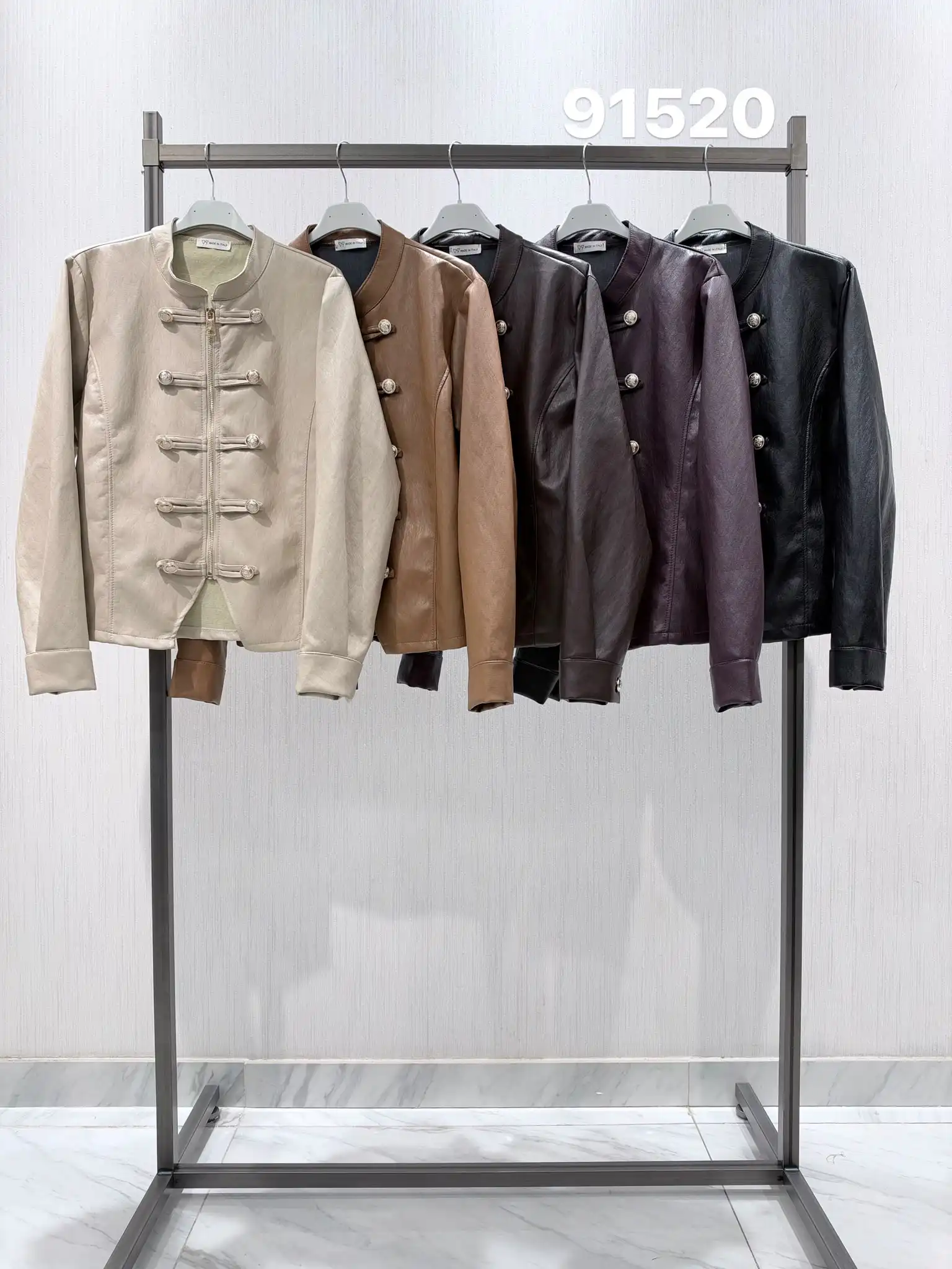Klassische Jacke Regular Hüftlang