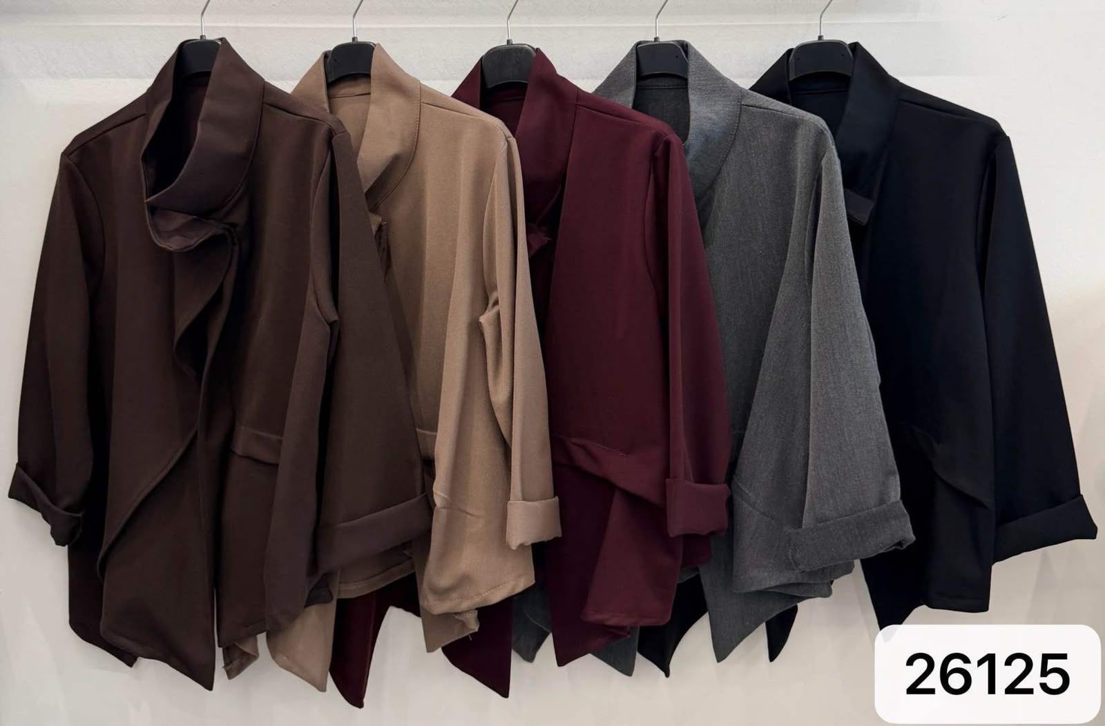 Lockere Krawattenlose Jacke