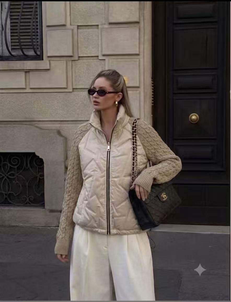 Schlichte Steppjacke