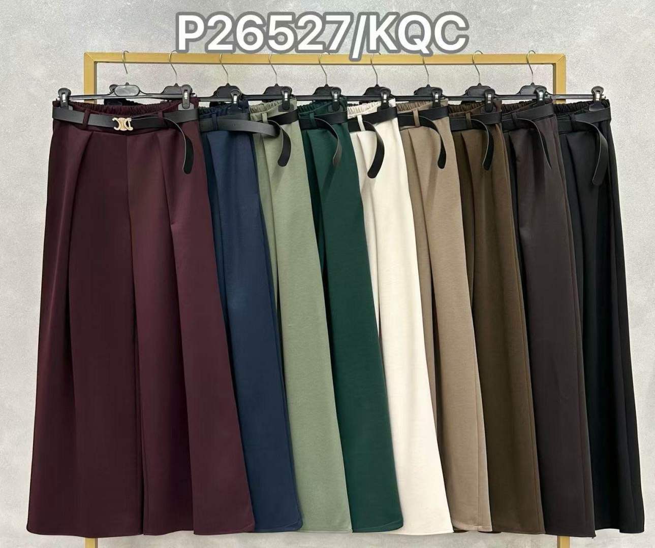 Wide‑Leg Hose mit Gürtel