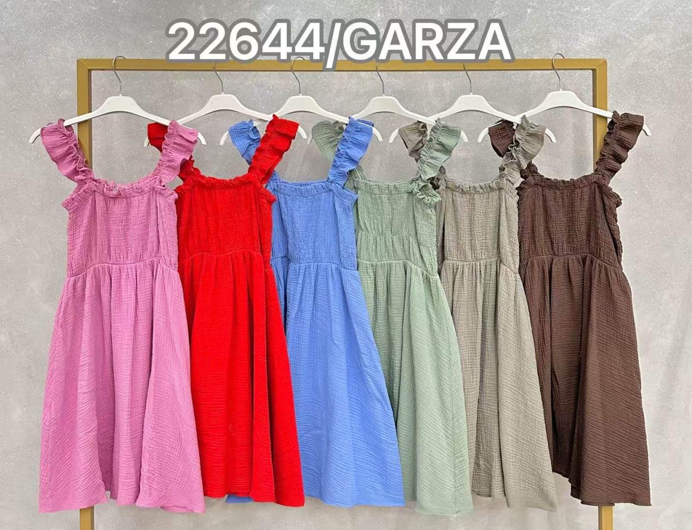 Ärmelloses A-Linien Midi-Kleid