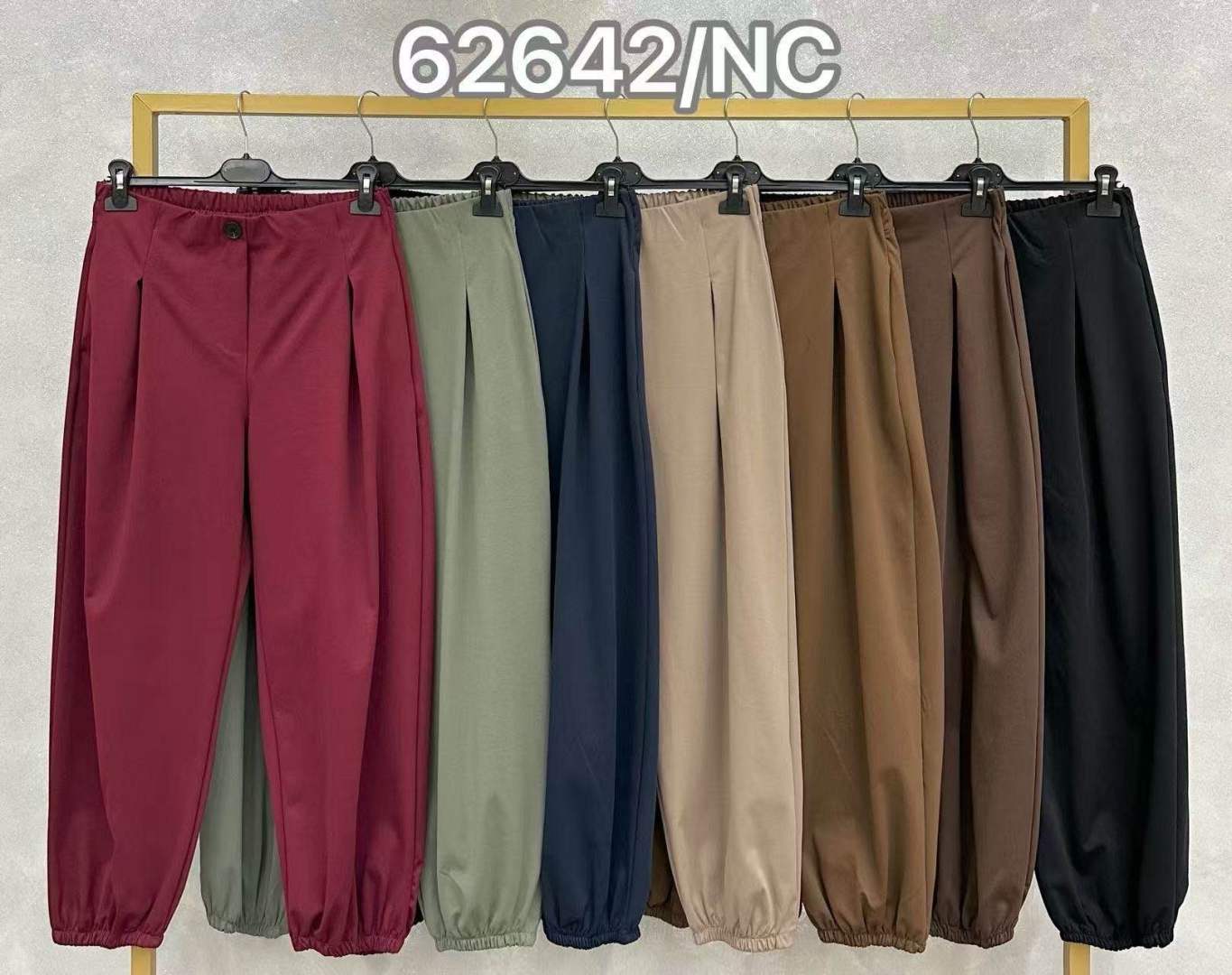 Jogger-Hose mit Falten
