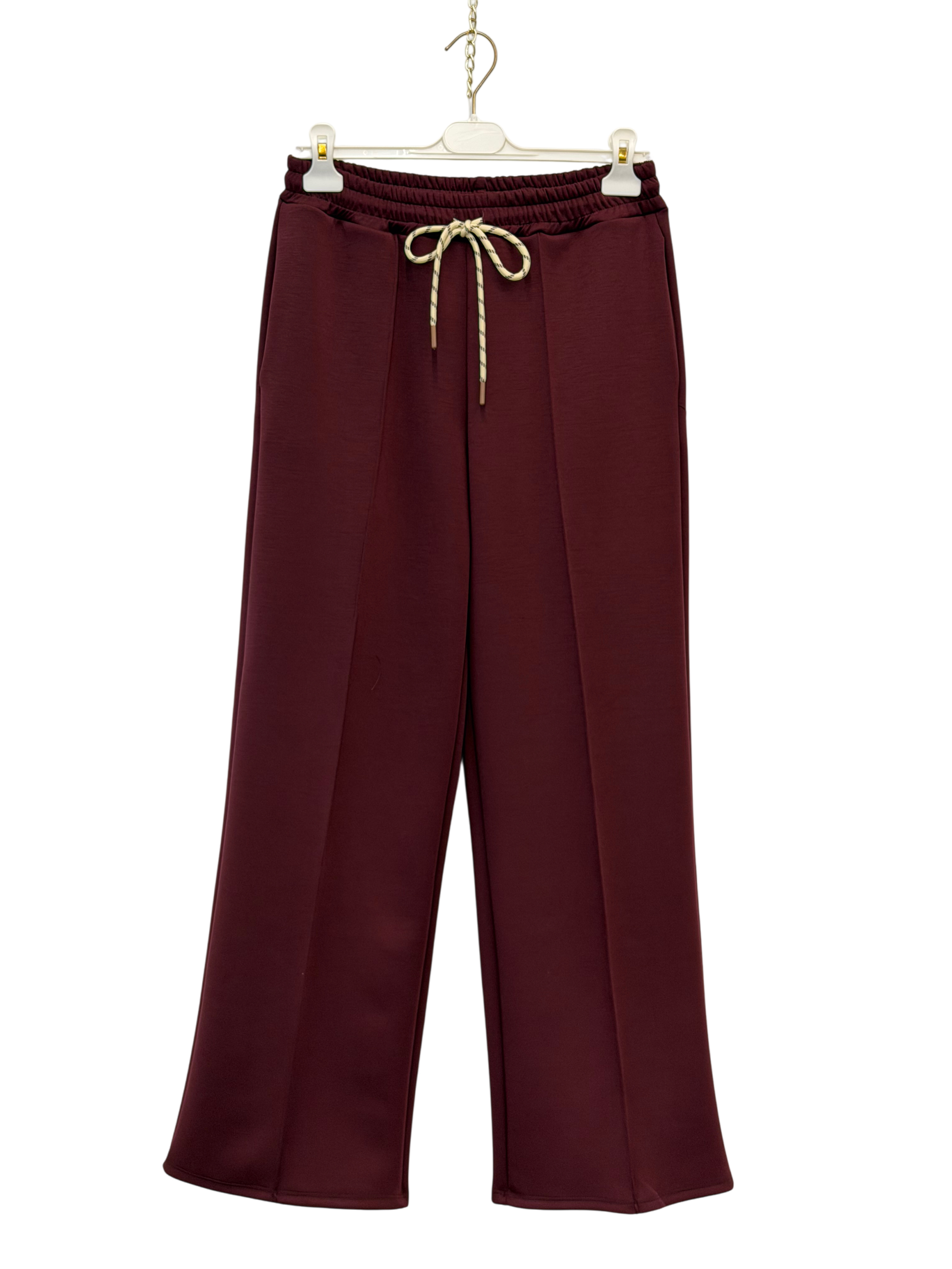 Wide-Leg-Hose mit Gummibund