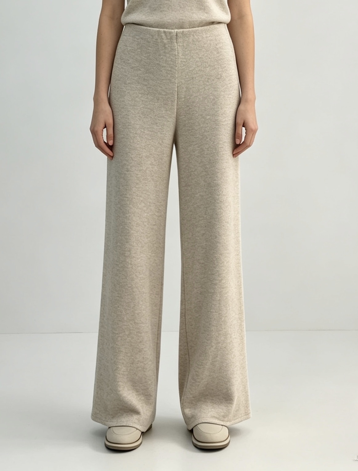 Wide-Leg-Hose mit hoher Taille