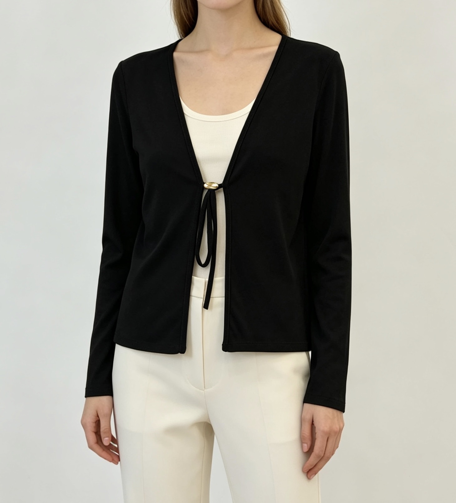 Cardigan mit Bindegürtel