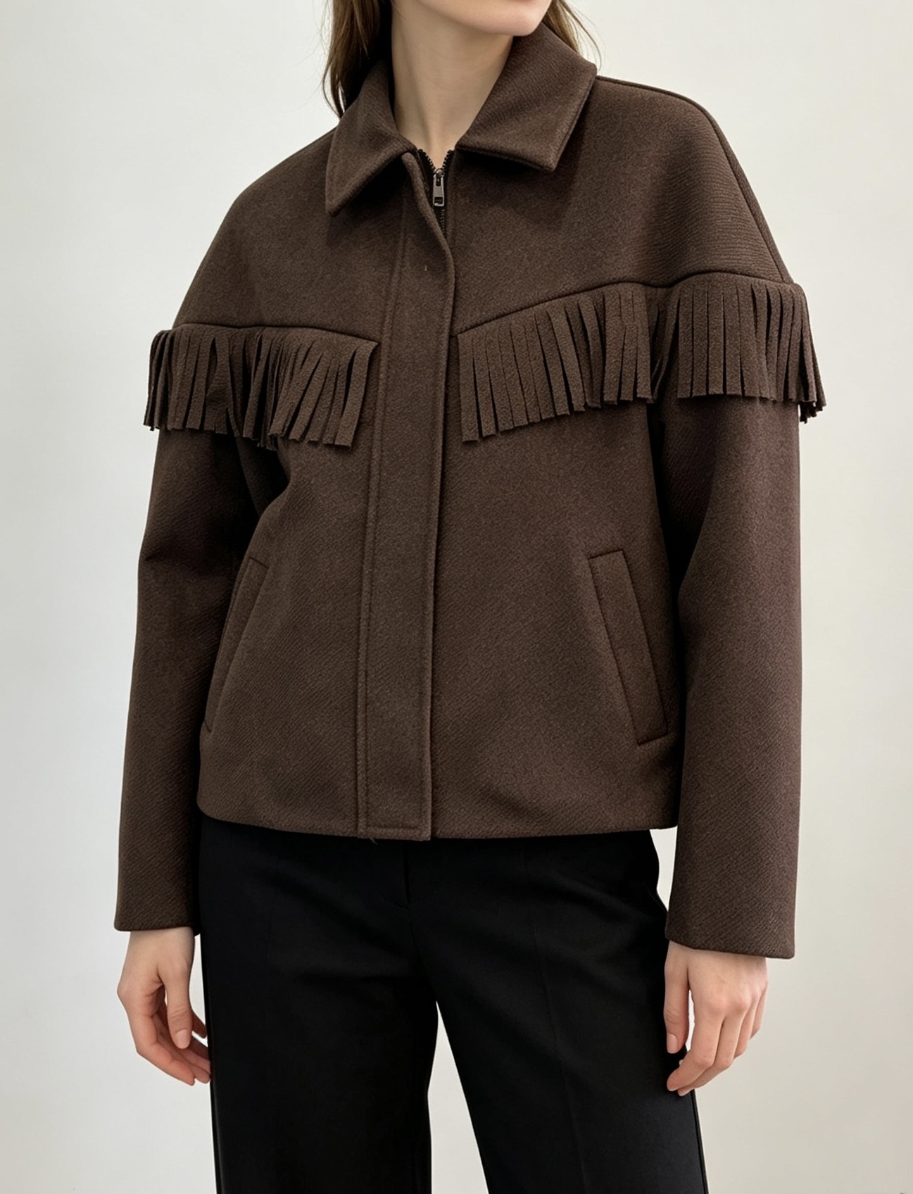 Oversize gerade Jacke