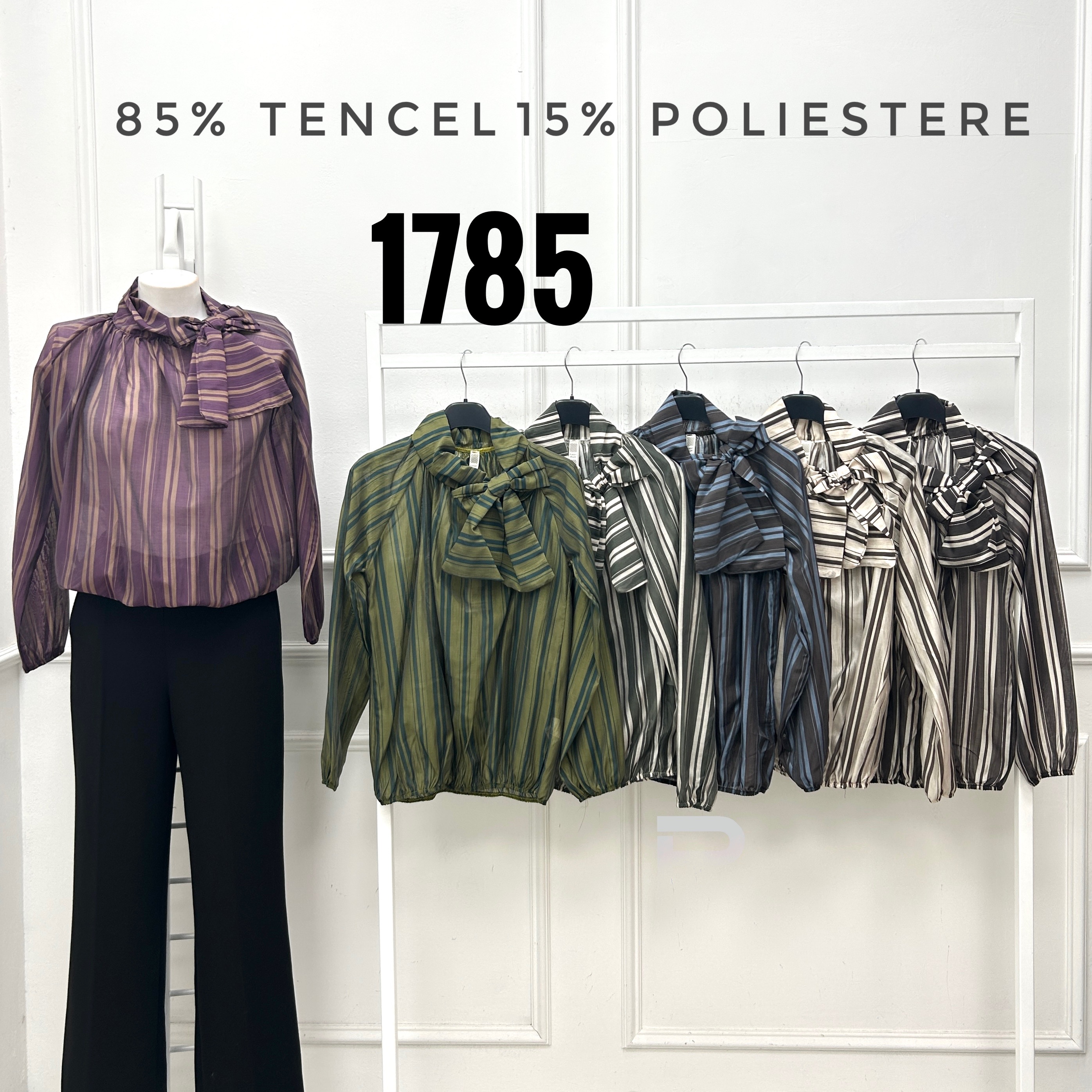 Gestreifte Hemdbluse
