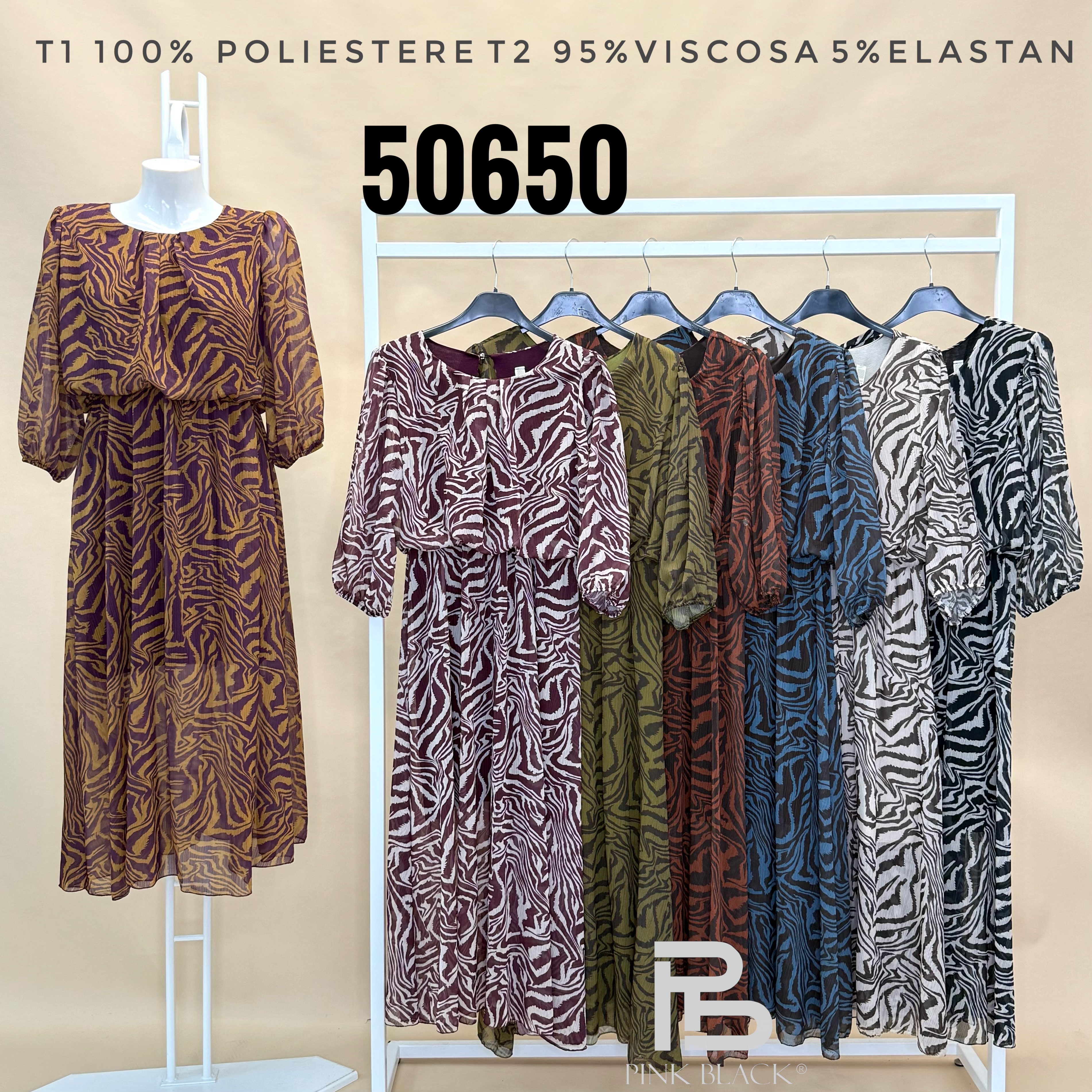 Midi-Kleid mit Volant