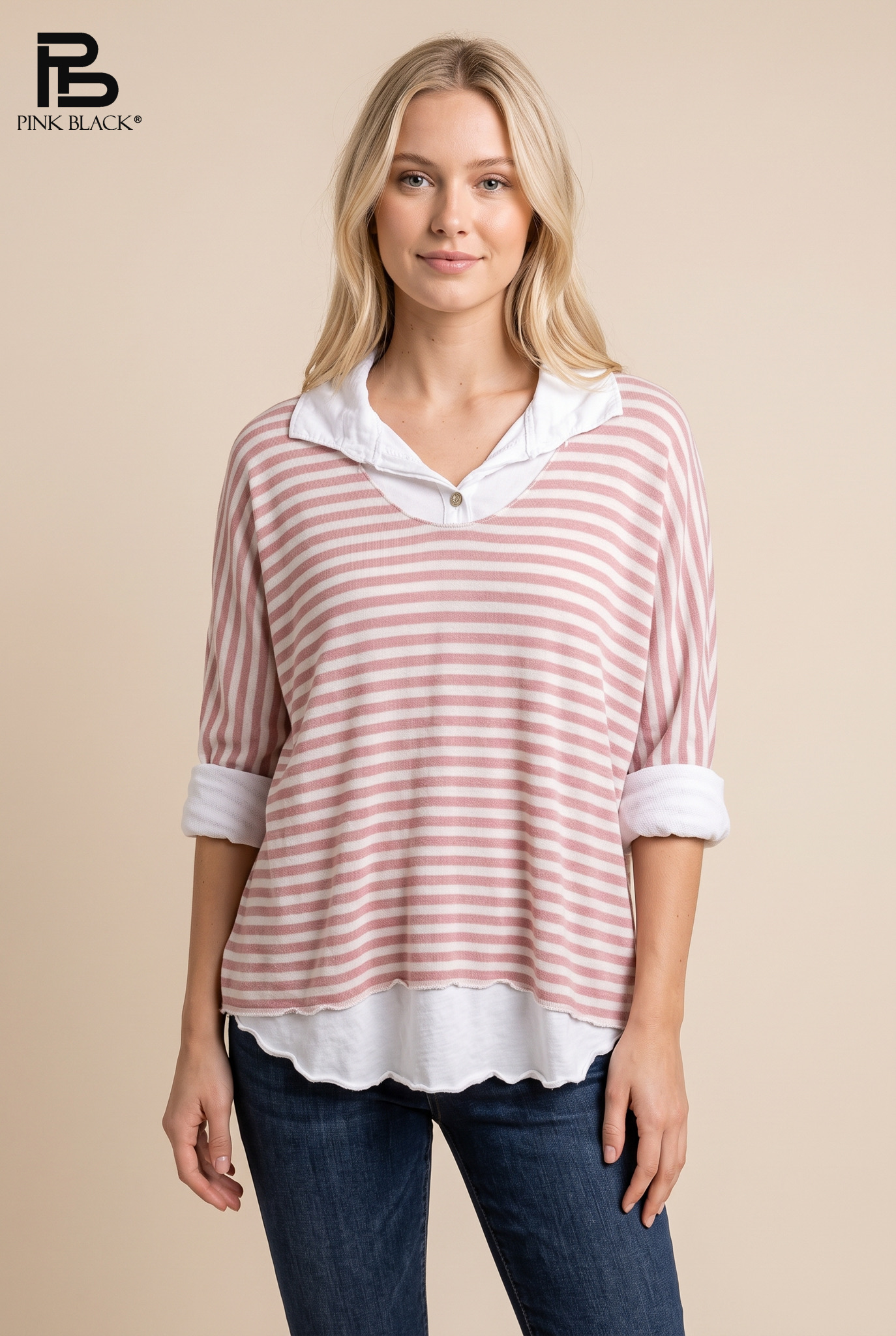 Bluse mit Kragen