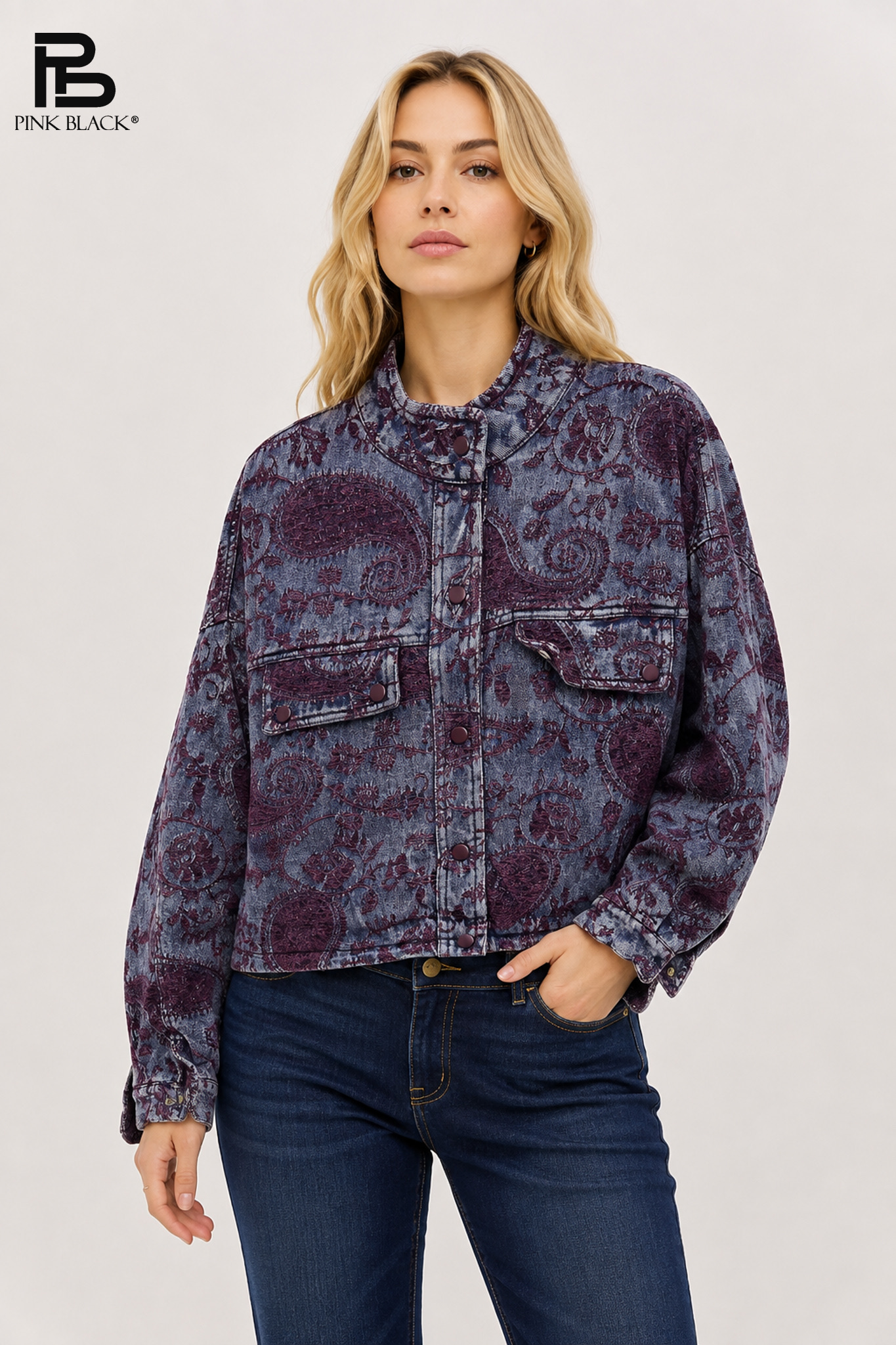 Kurze Baumwolljacke
