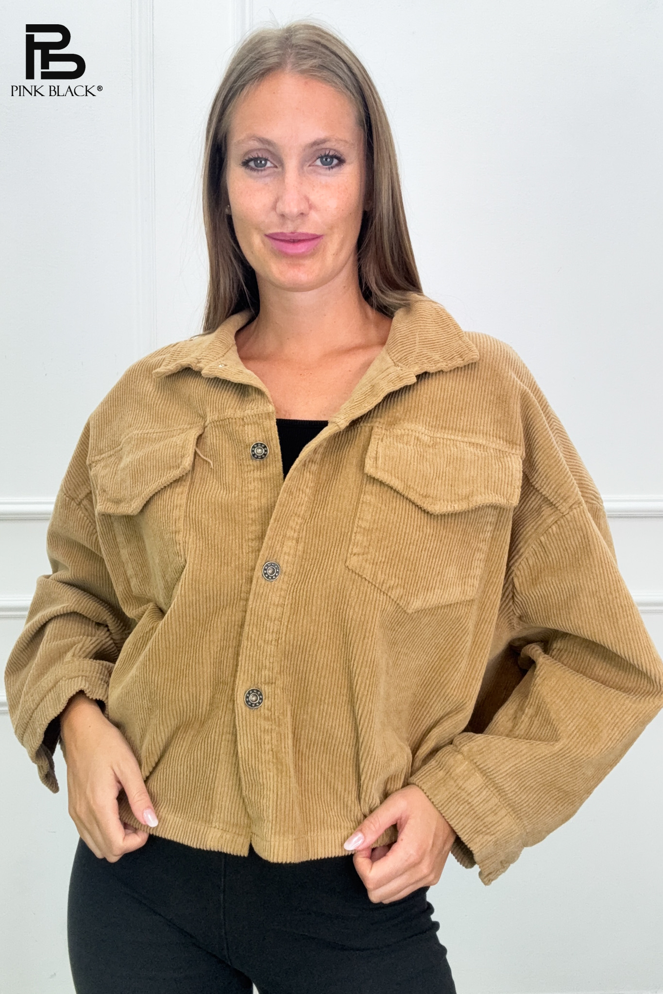 Oversize-Jacke mit Kragen