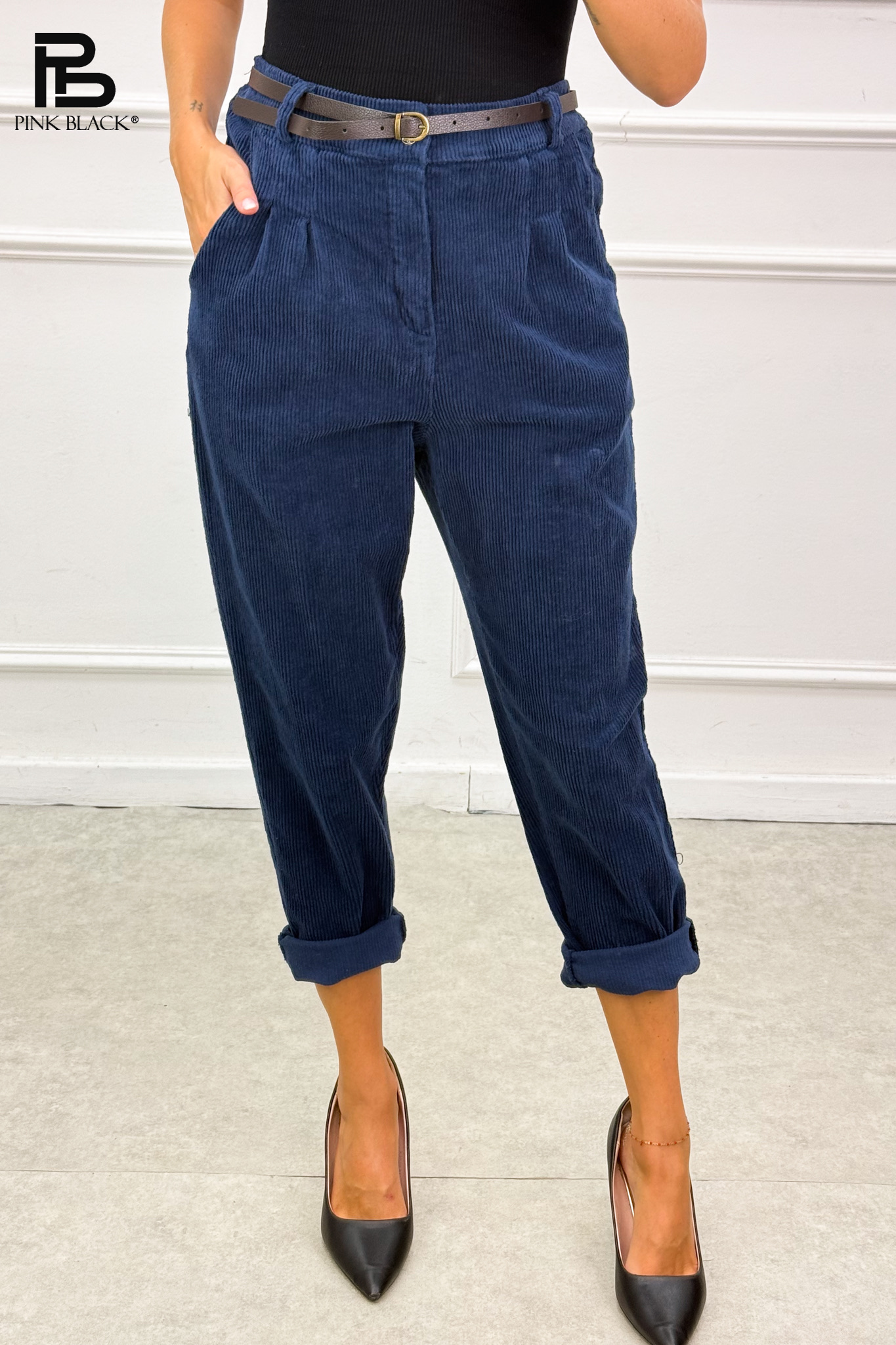 Baumwoll-Hose, gerader Schnitt