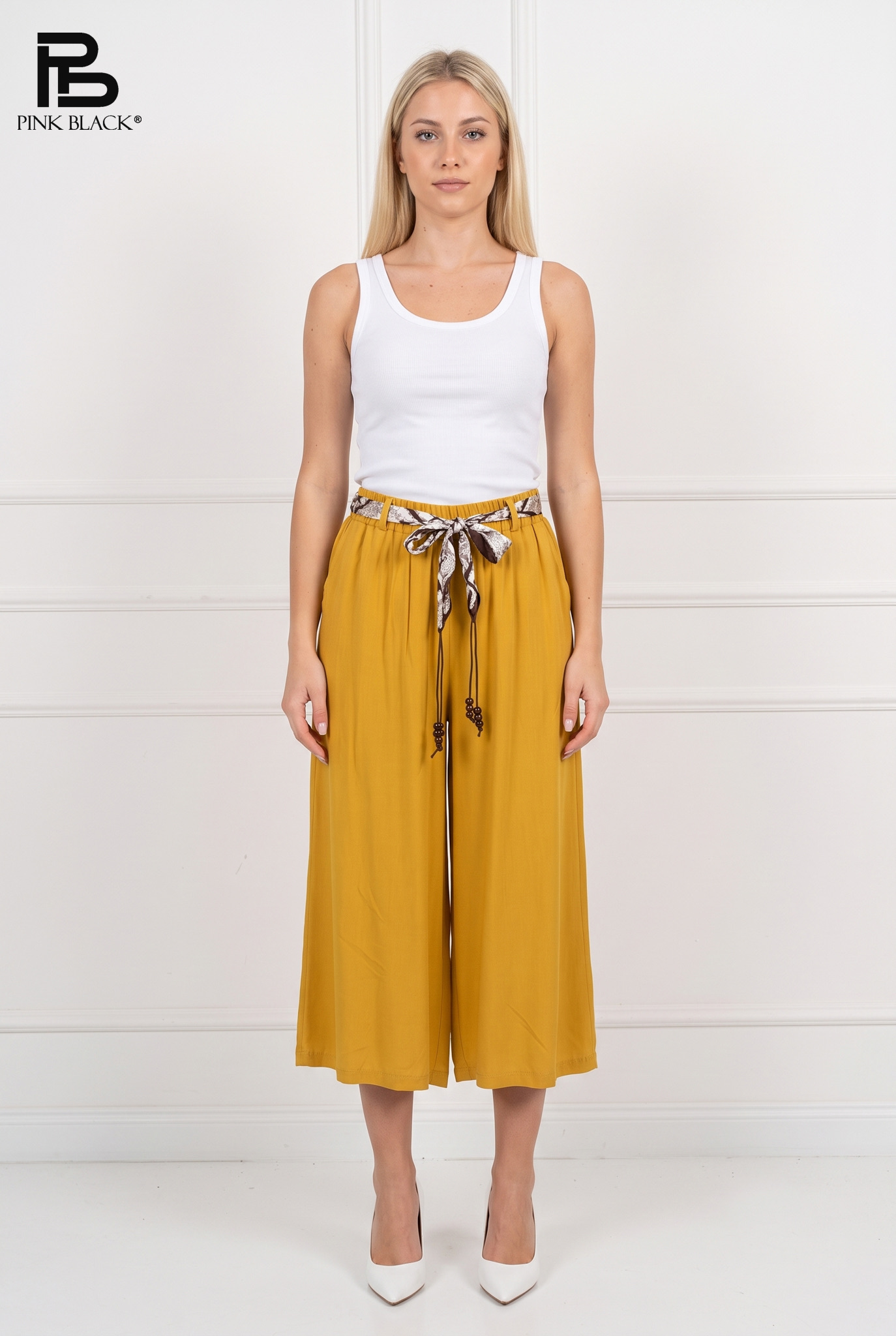 7/8 Culotte-Hose mit weiter Beinweite