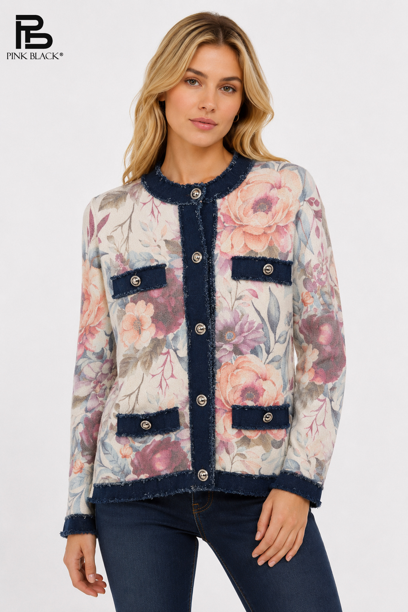 Klassischer Cardigan in Regular-Fit mit Taschen