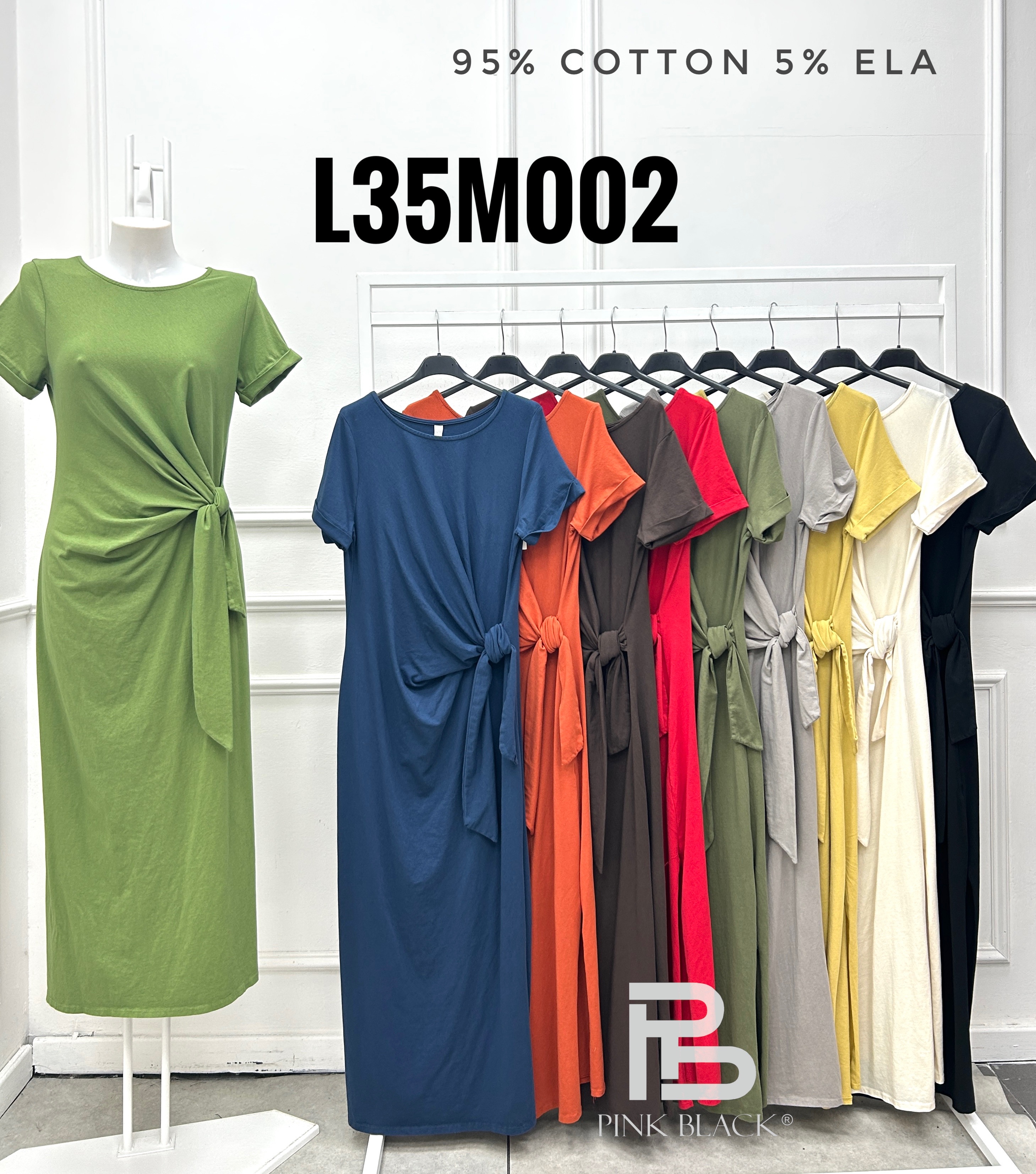 Midi‑T‑Shirt‑Kleid mit seitlicher Raffung