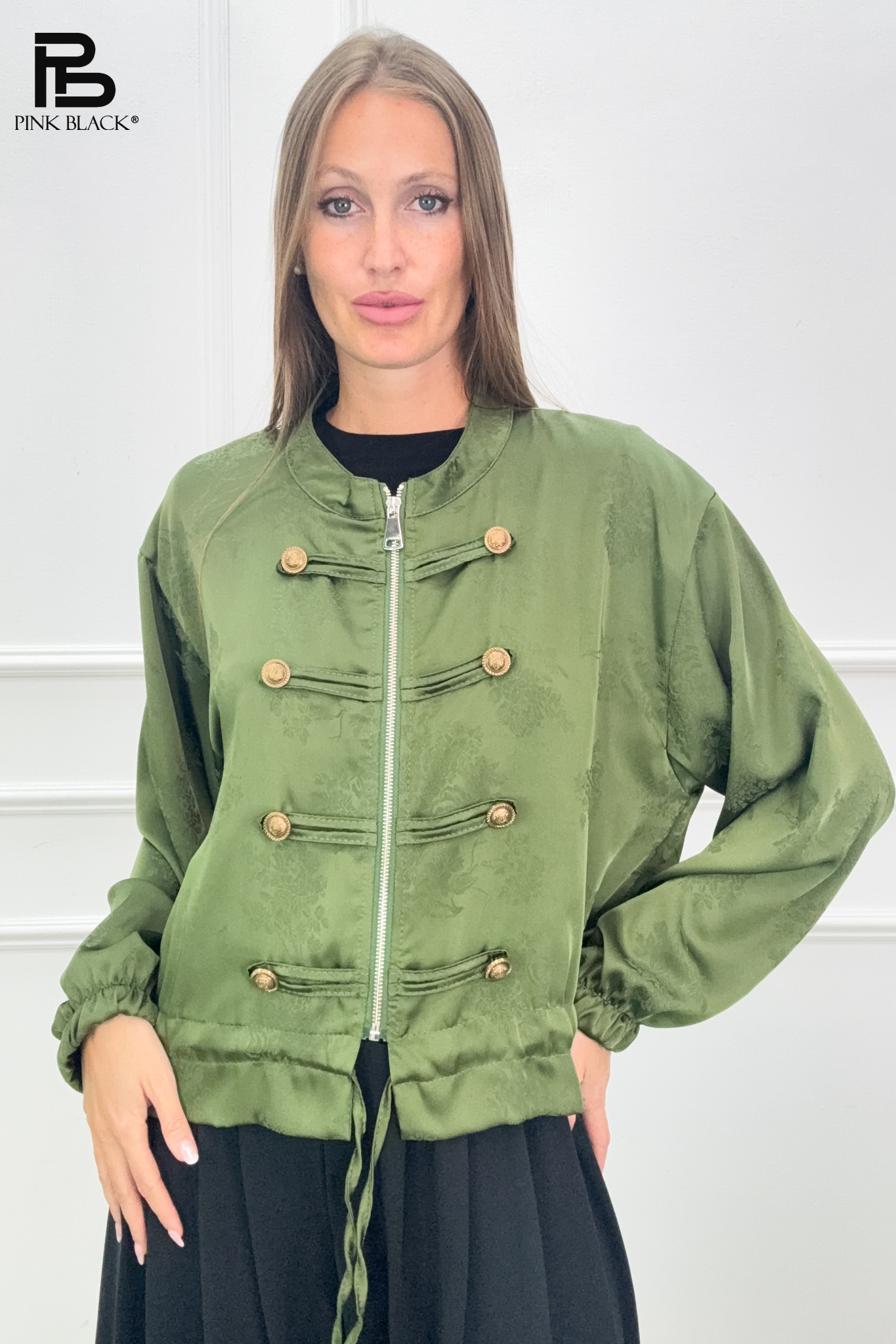 Lässige Jacke bis zur Hüfte