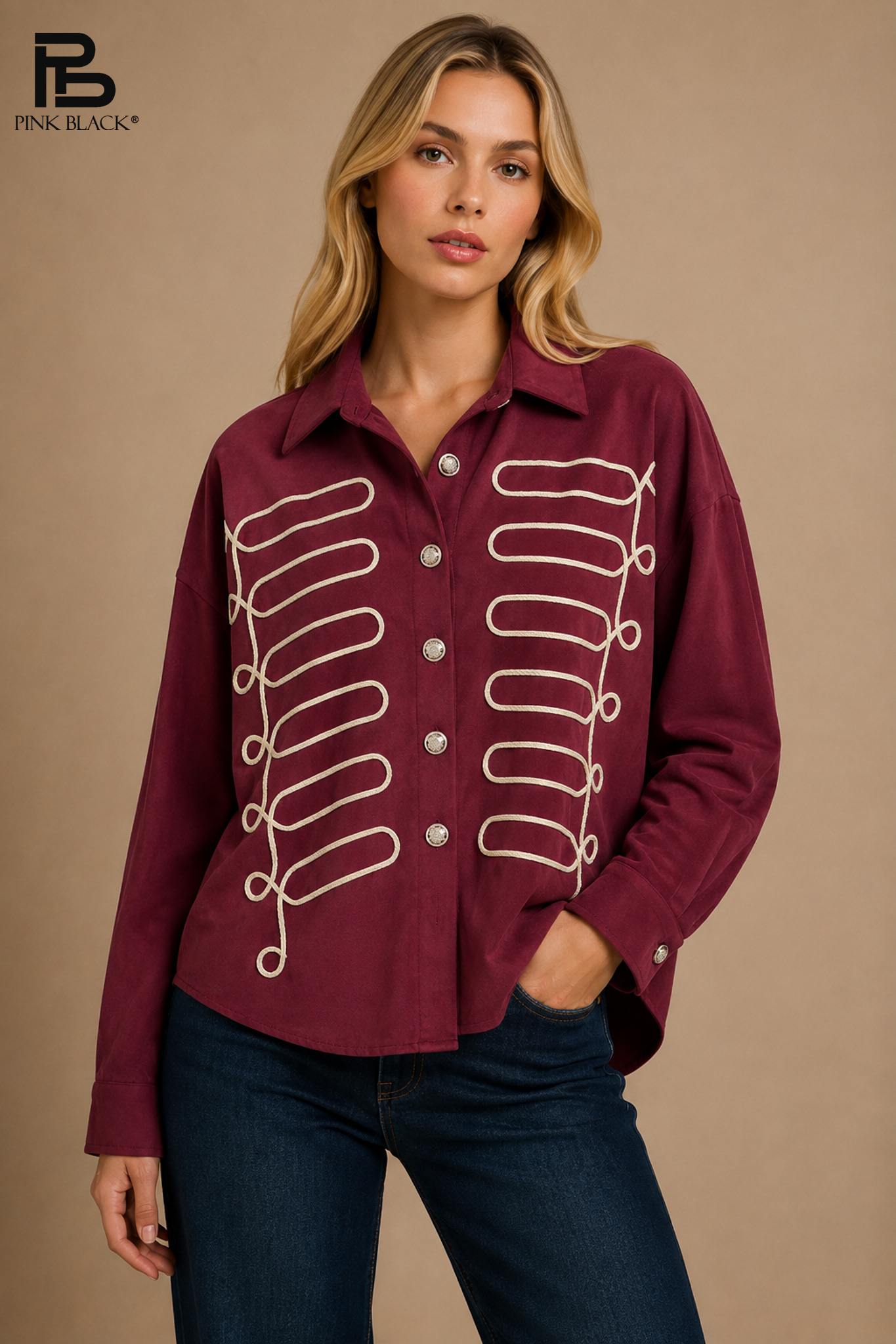 Lässige Jacke bis zur Hüfte