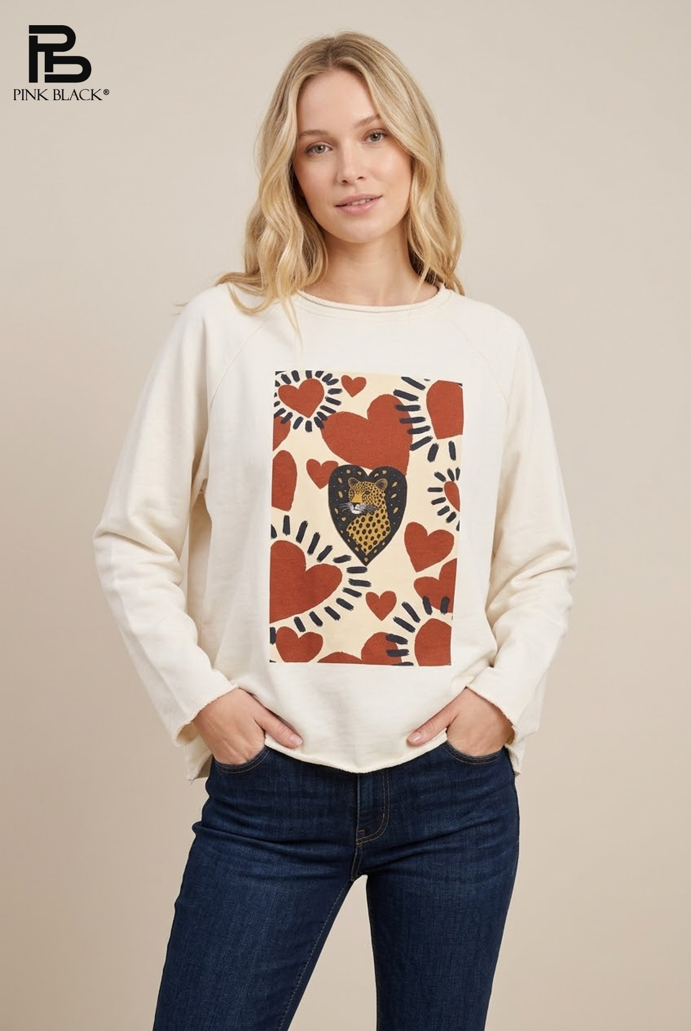 Pullover mit Großem Schriftzug