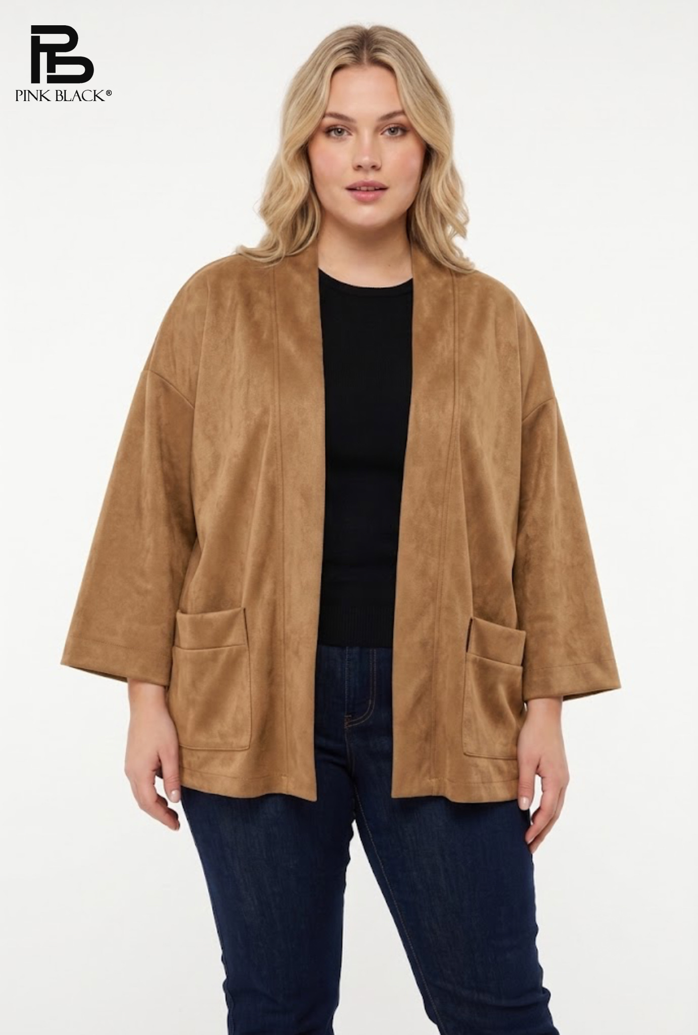 Lockere Jacke bis zur Hüfte