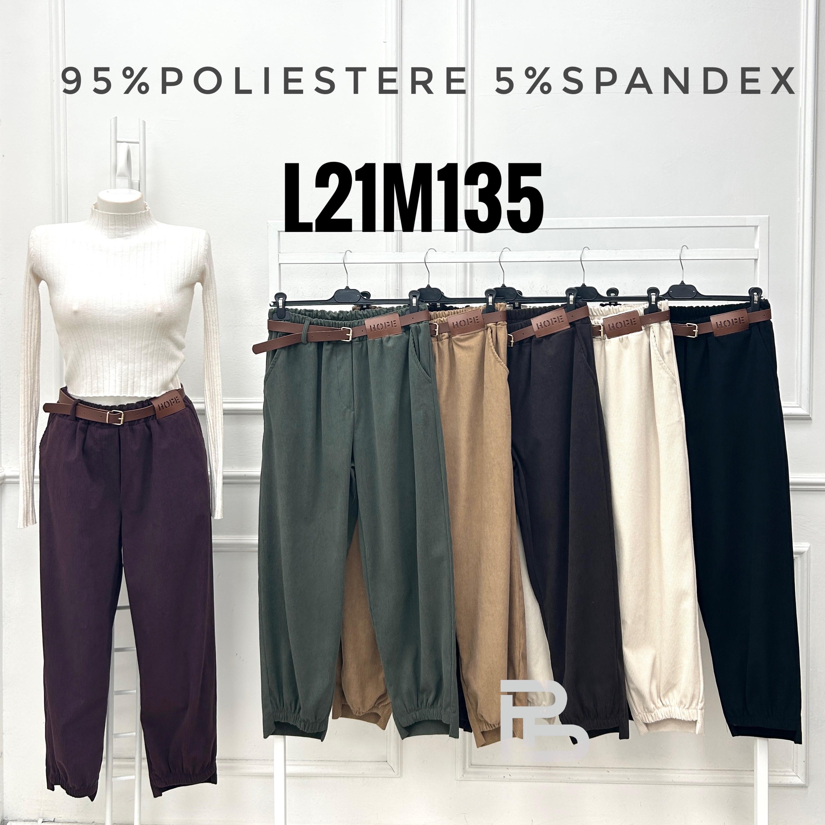 High-Waist Joggerhose
