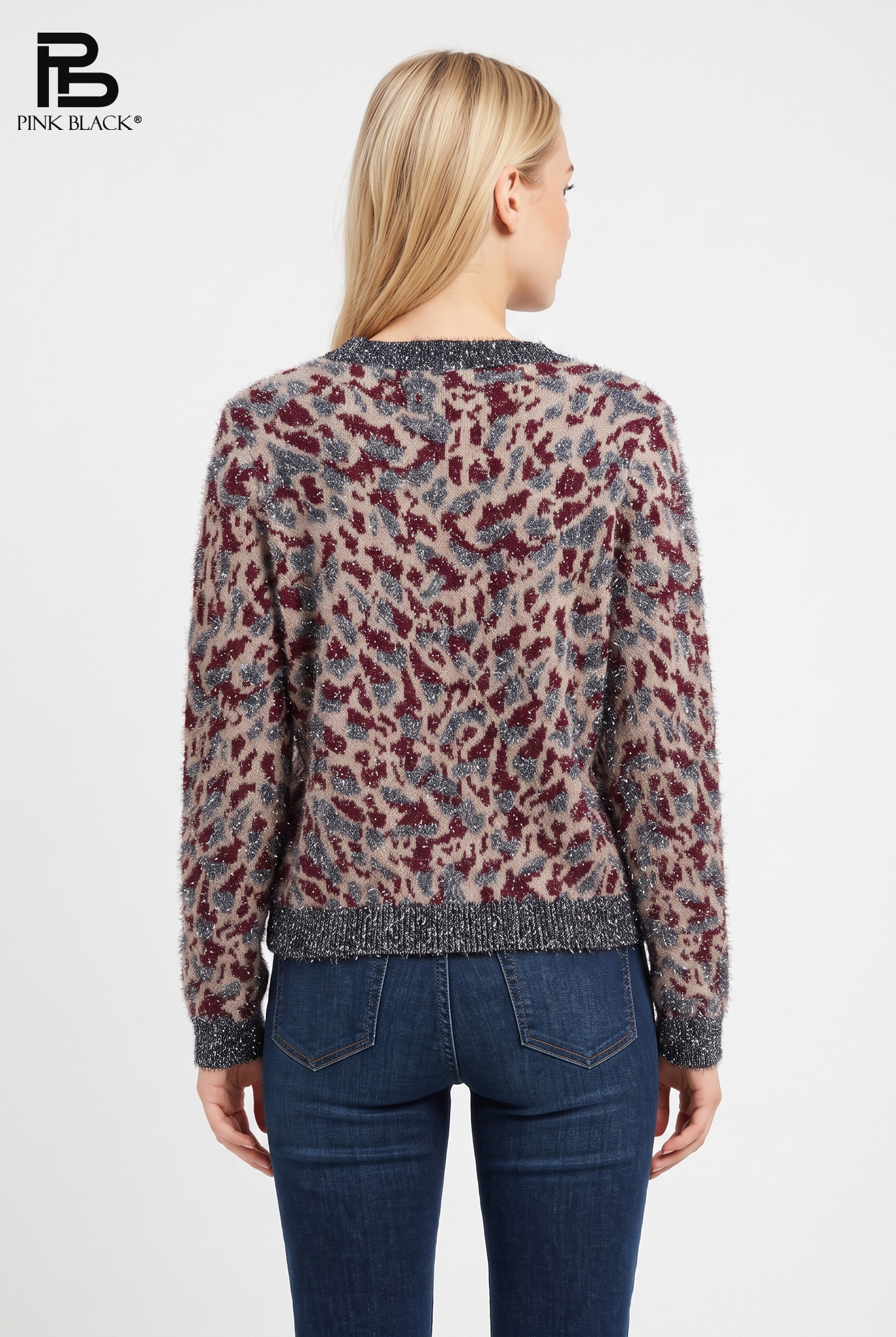 Pullover mit Leopardenmuster