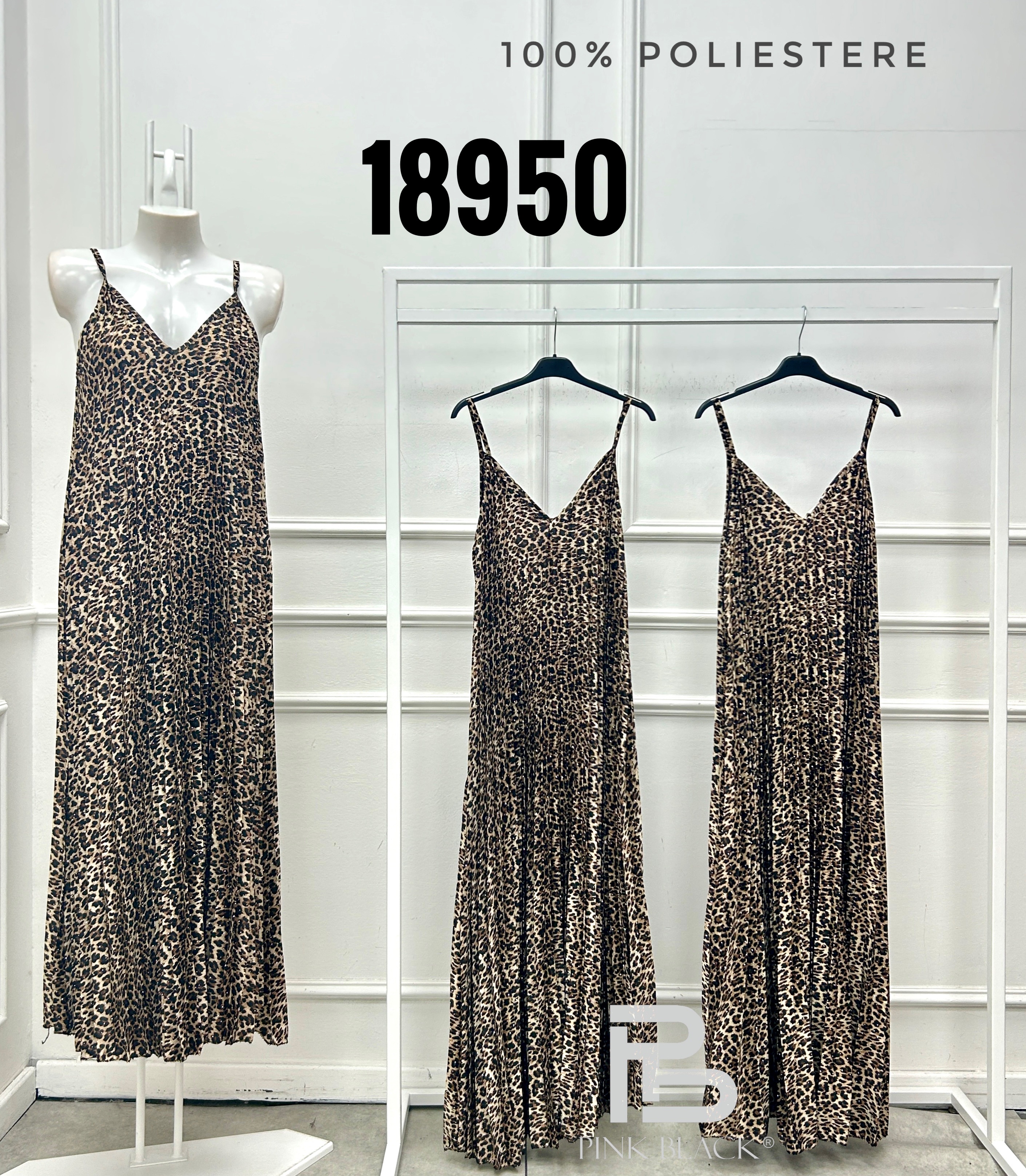 Lockeres Maxi-Kleid mit V-Ausschnitt