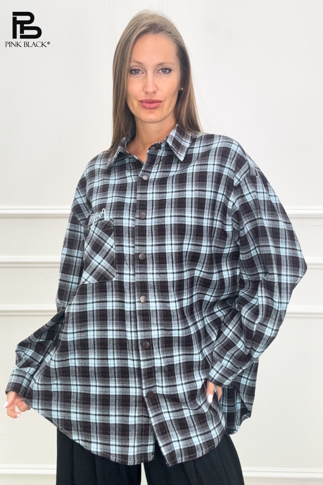 Lange Oversize-Hemd