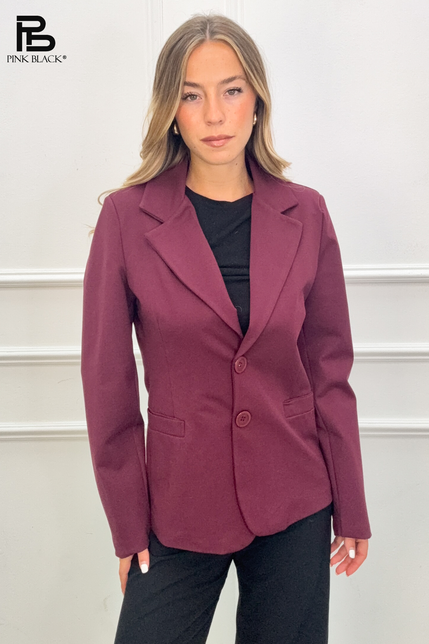Taillierter Blazer mit Revers