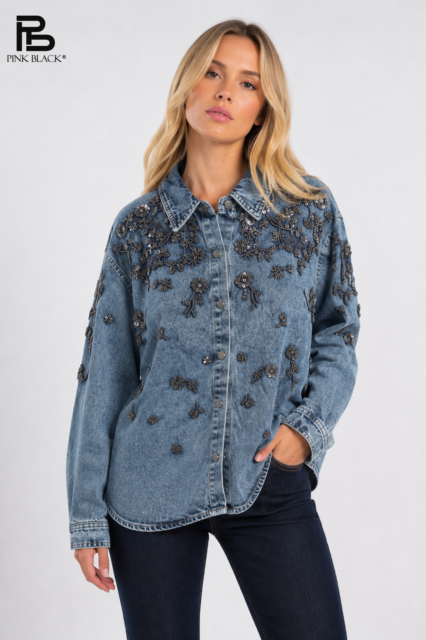 Oversized Hemdjacke