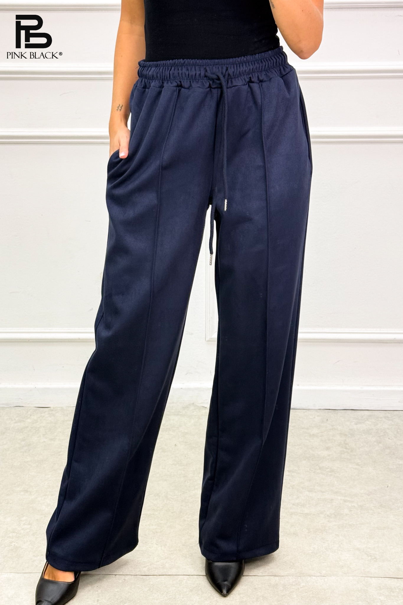 Locker sitzende Wide‑Leg‑Hose