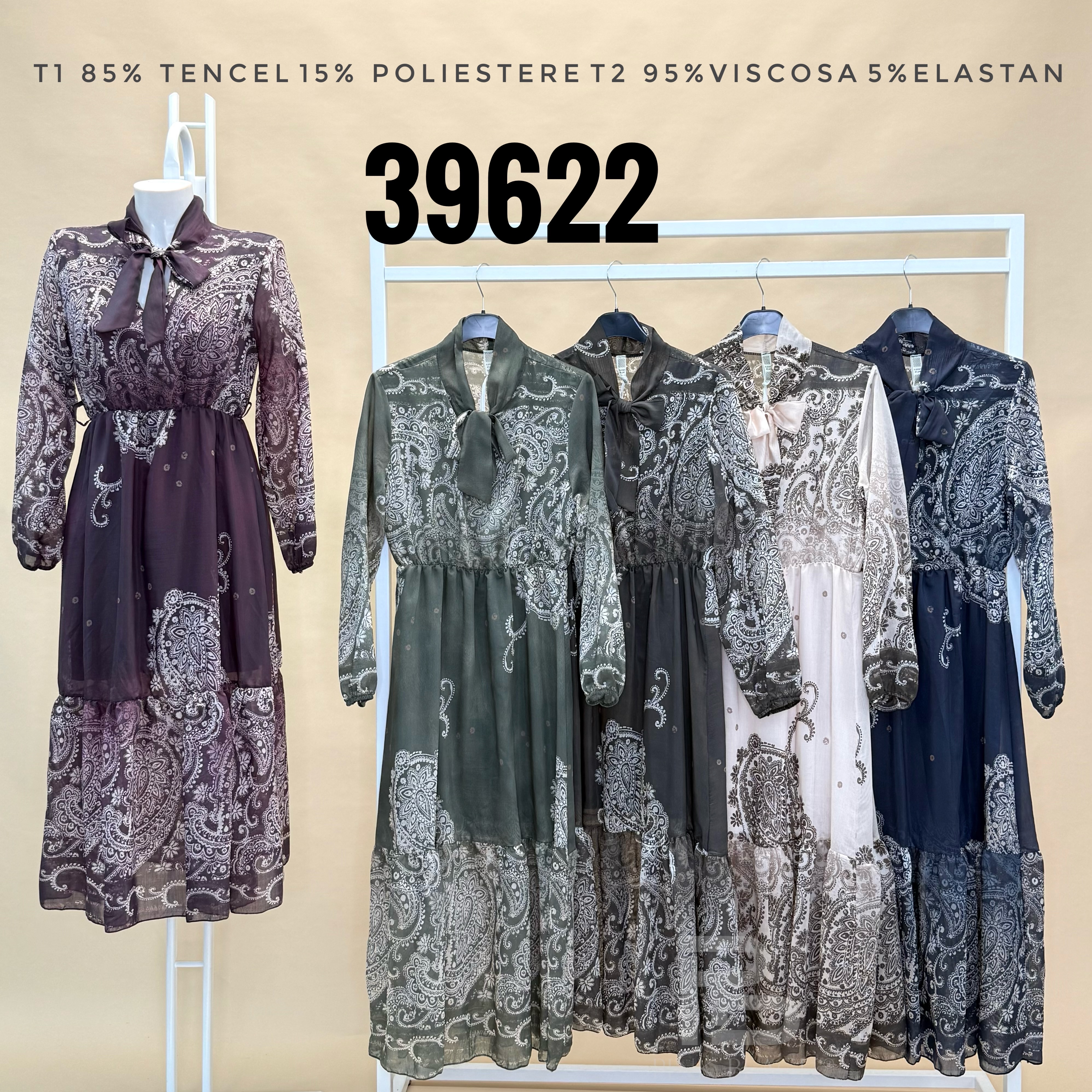 Midikleid mit Hemdkragen