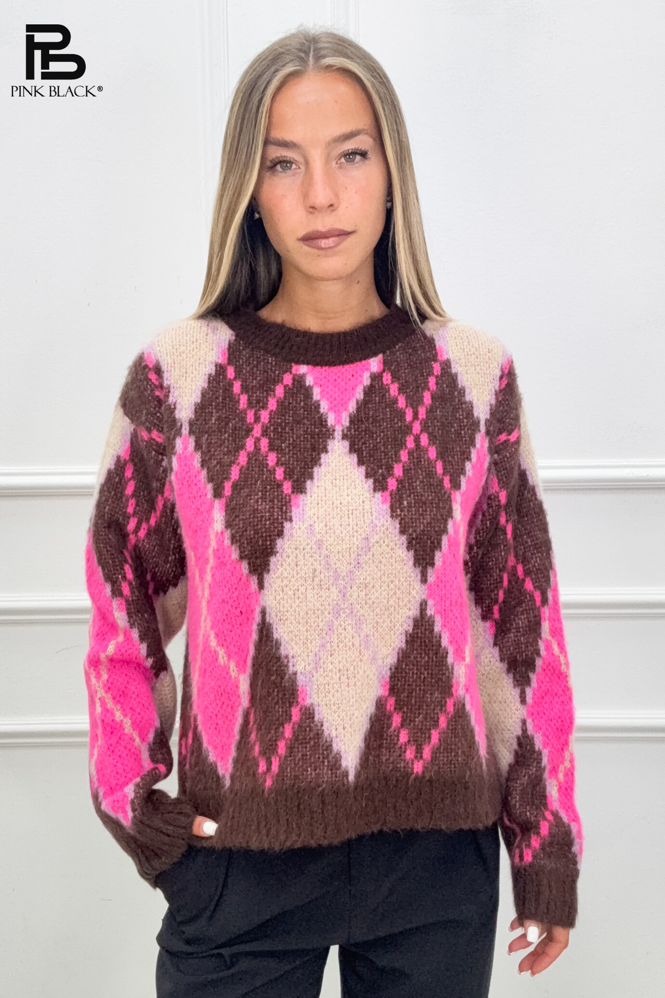 Pullover mit markantem Muster