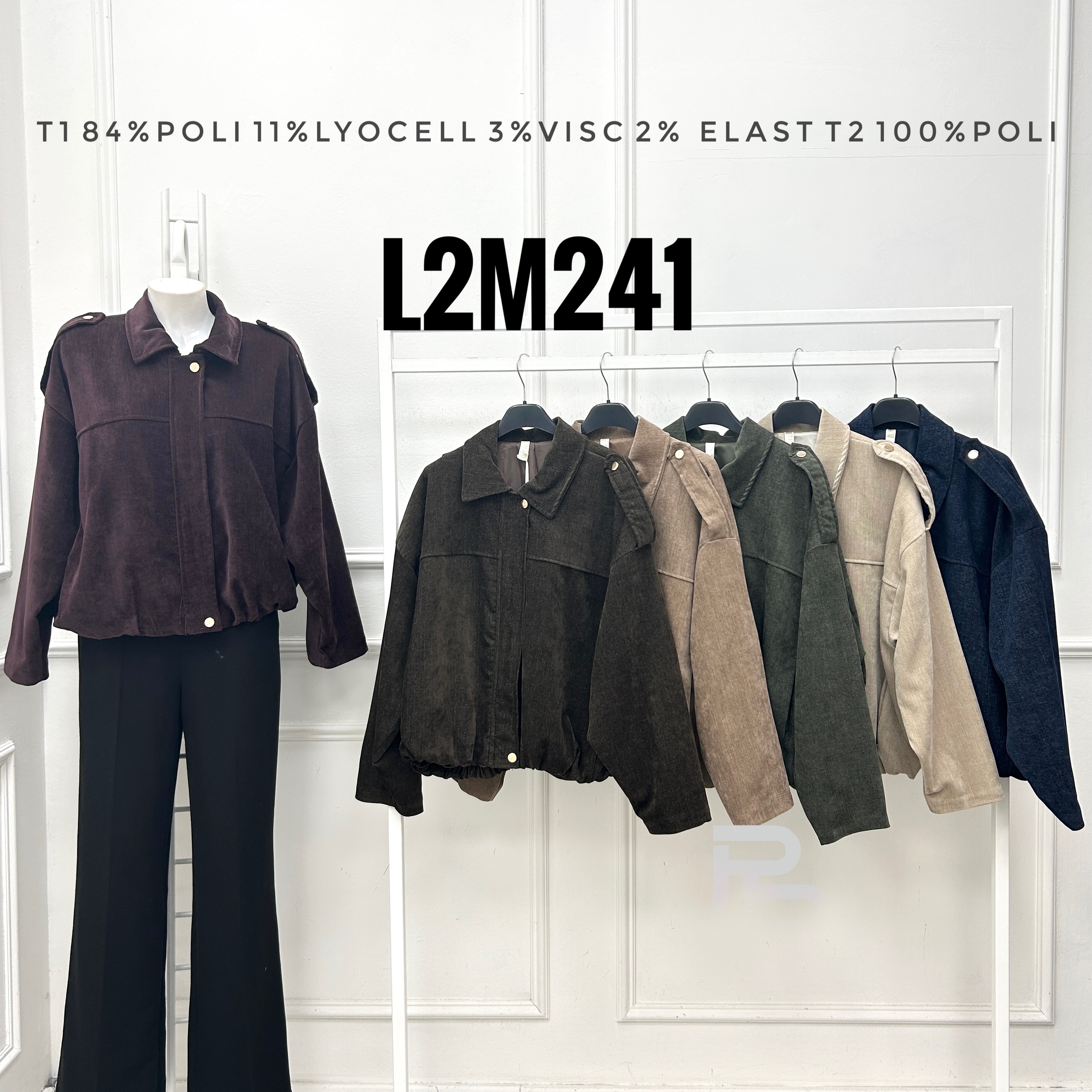 Overshirt-Jacke mit Kordelzug