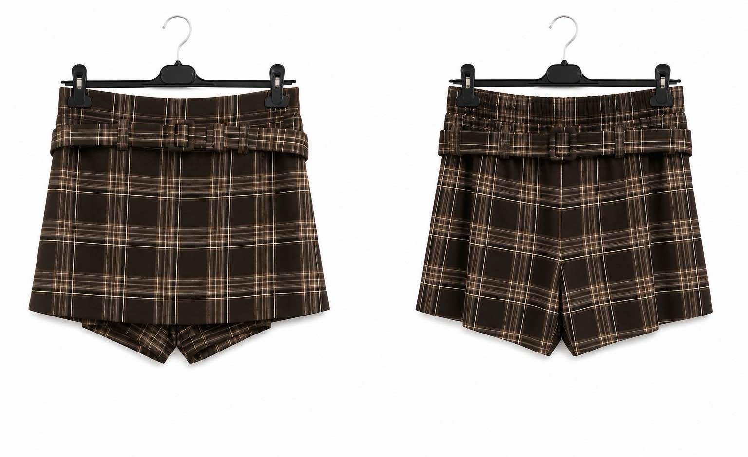 Hoch geschnittene Shorts im Tailor‑Look