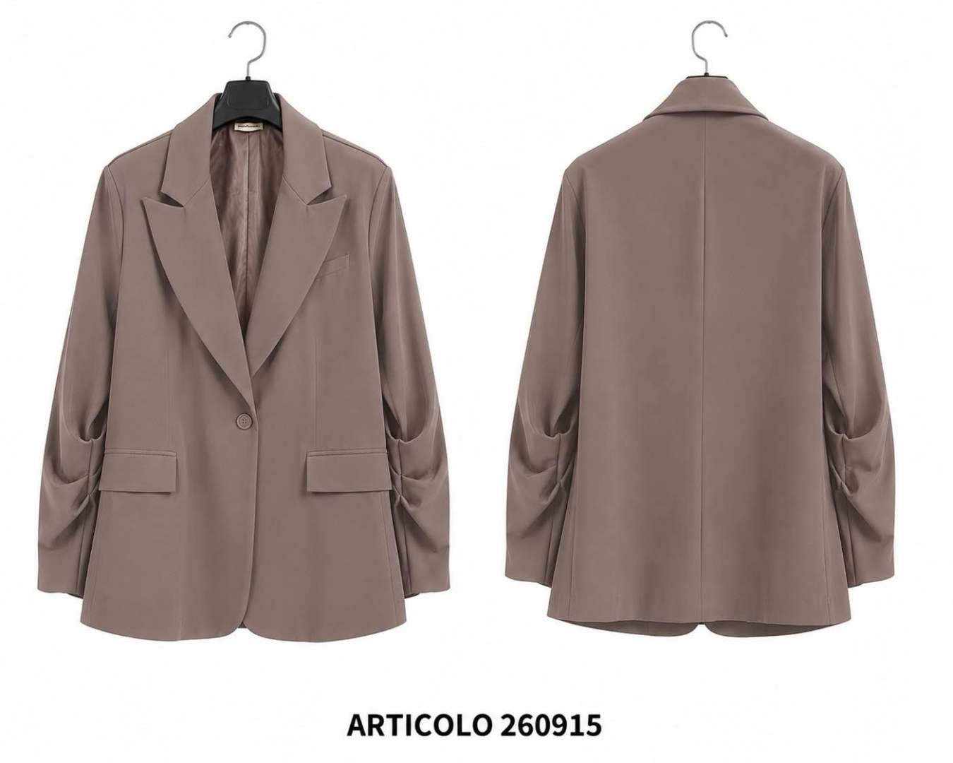 Maßgeschneiderter Blazer bis zur Hüfte