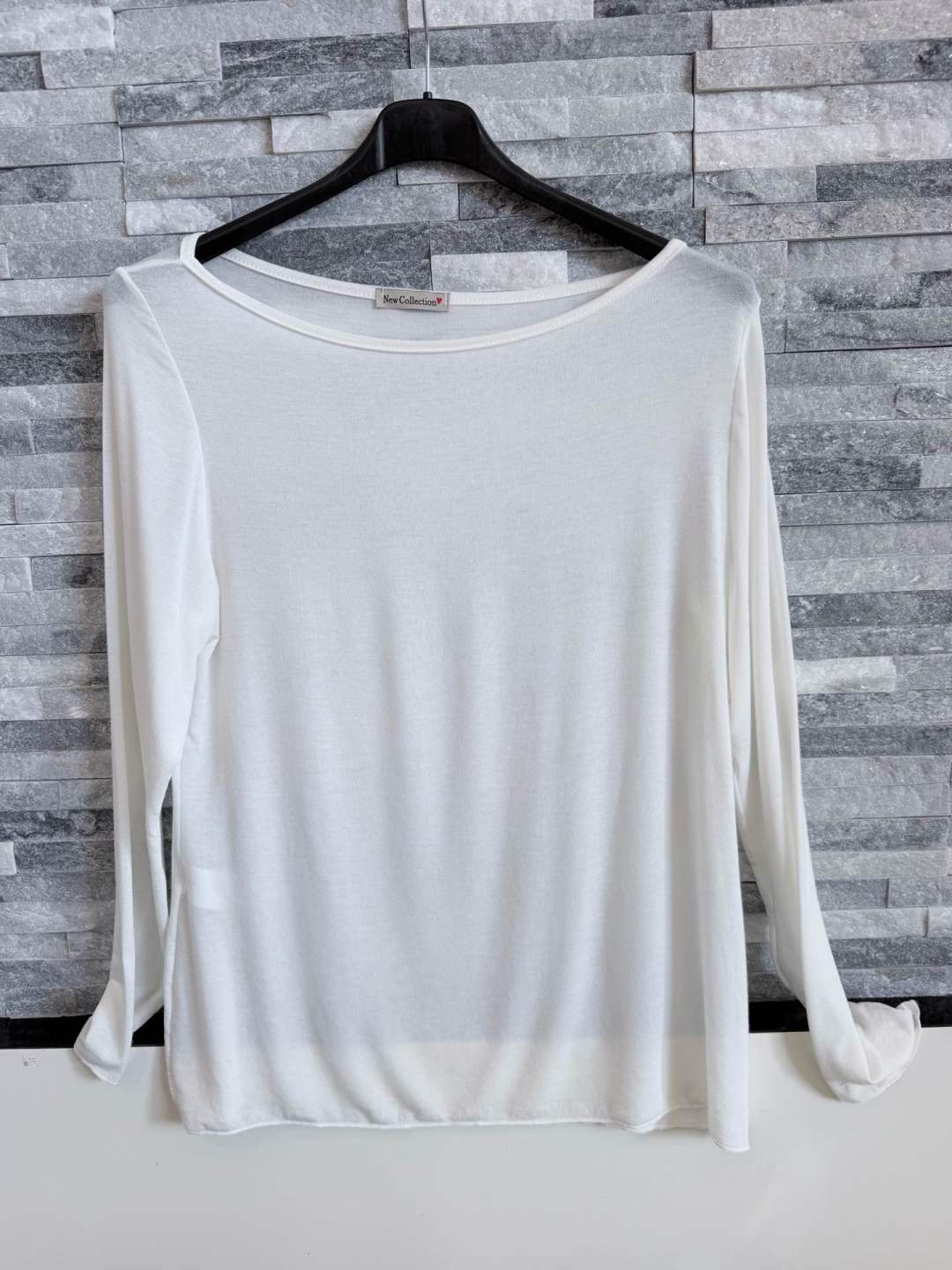 Schlichtes Top mit Rundhals