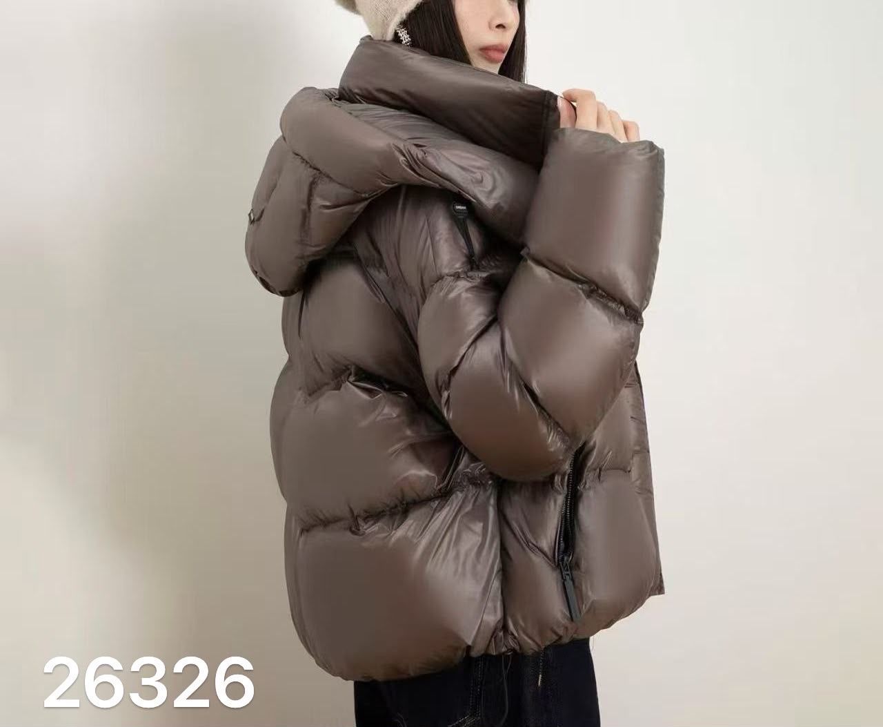 Oversized Jacke mit Kapuze