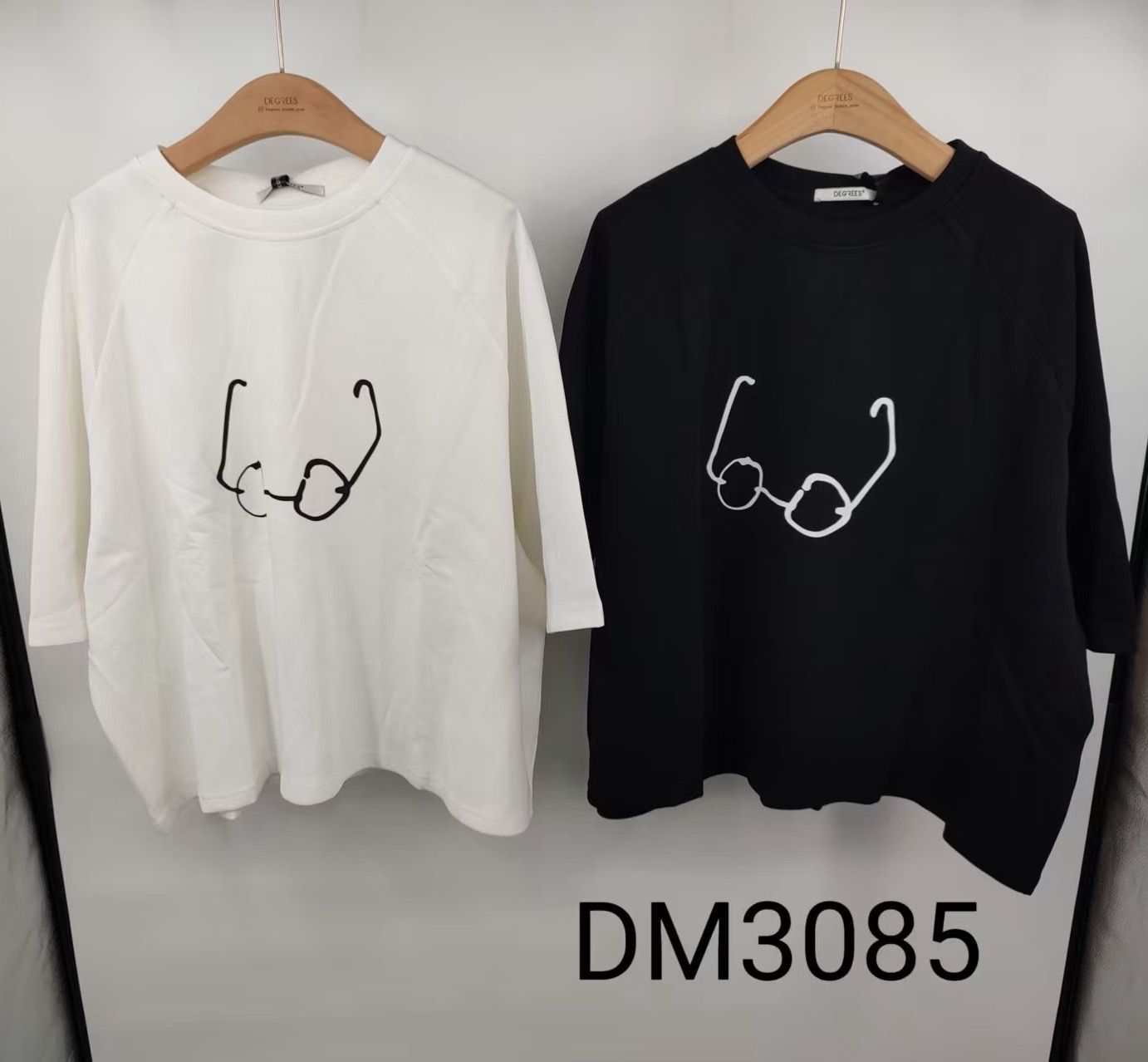 Lockeres 3/4-Raglan‑Shirt