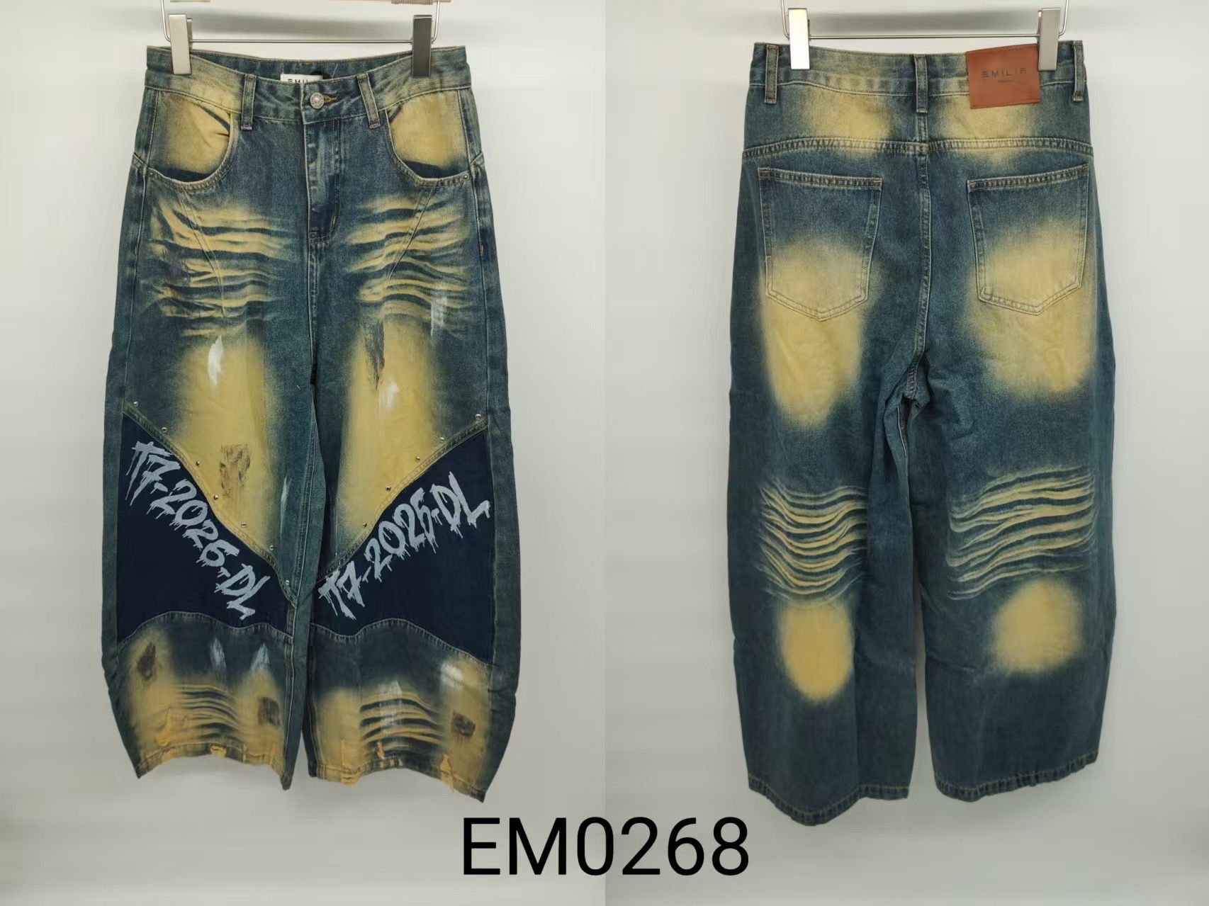 Locker sitzende Wide‑Leg Hose
