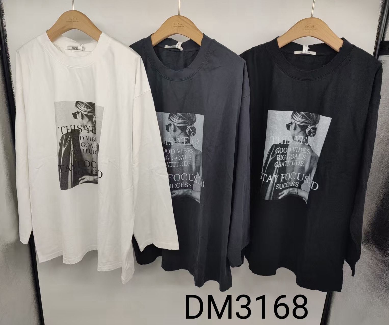 Oversize Longsleeve-Shirt mit Print